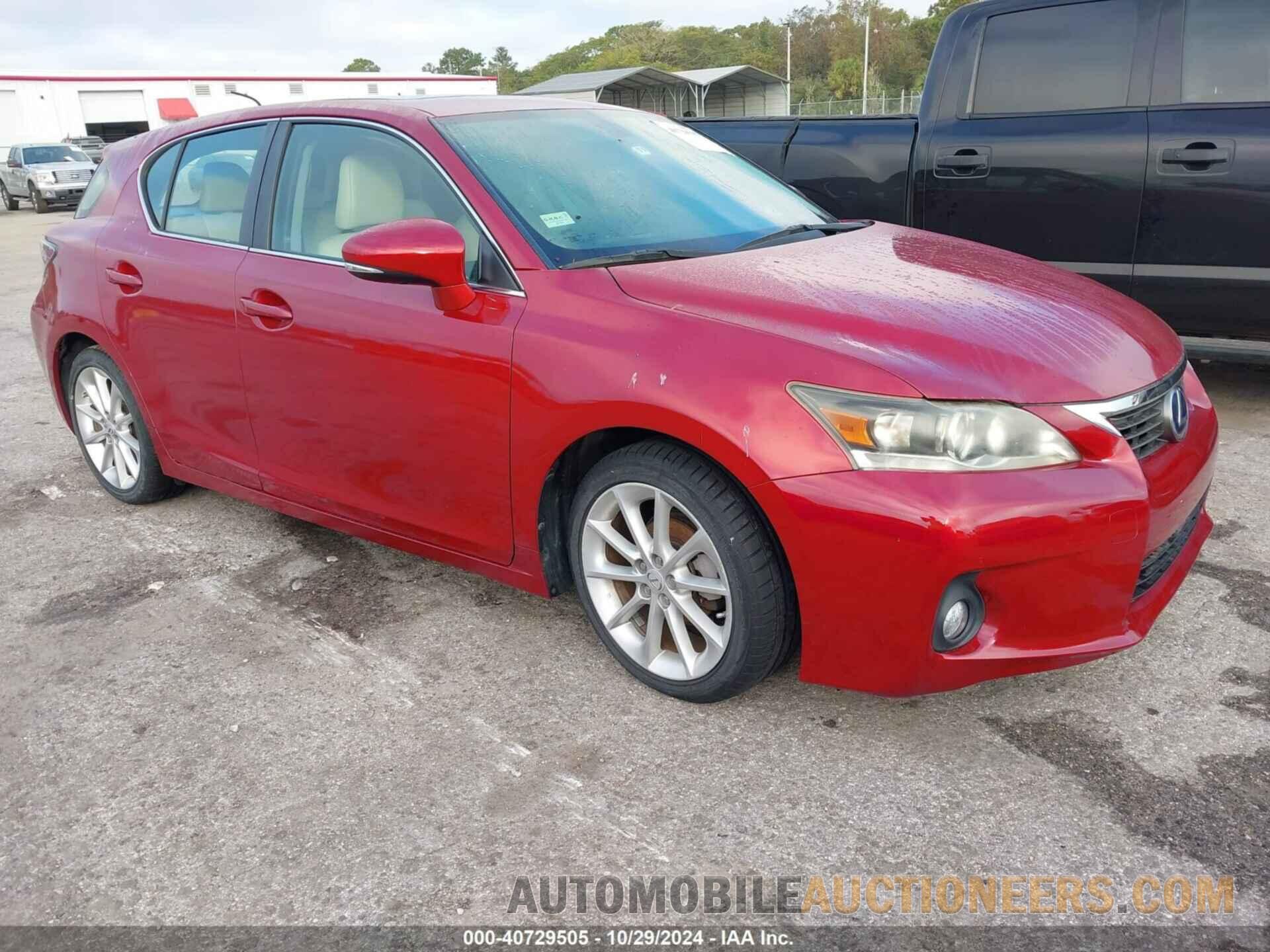 JTHKD5BH6B2029604 LEXUS CT 200H 2011