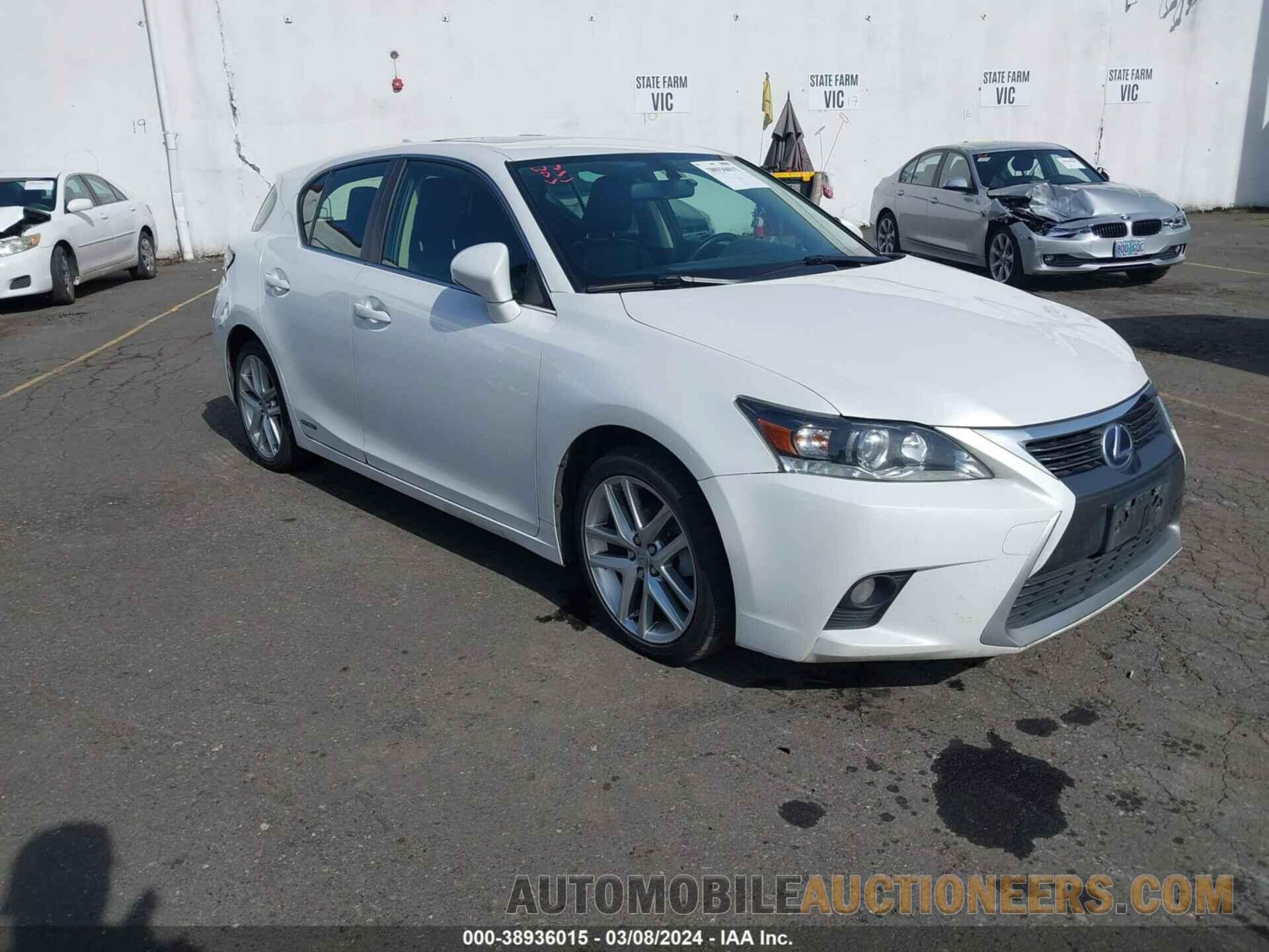 JTHKD5BH6F2222101 LEXUS CT 200H 2015