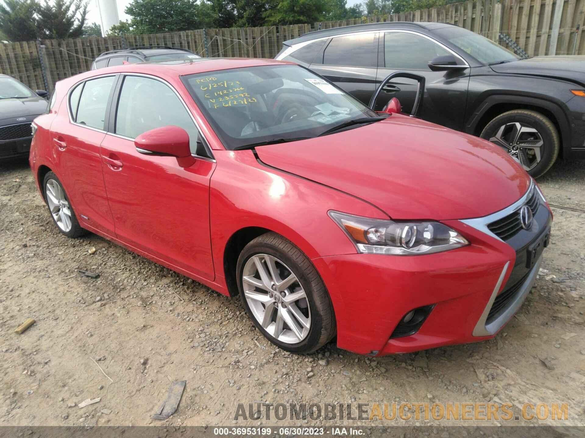 JTHKD5BH6F2235592 LEXUS CT 200H 2015