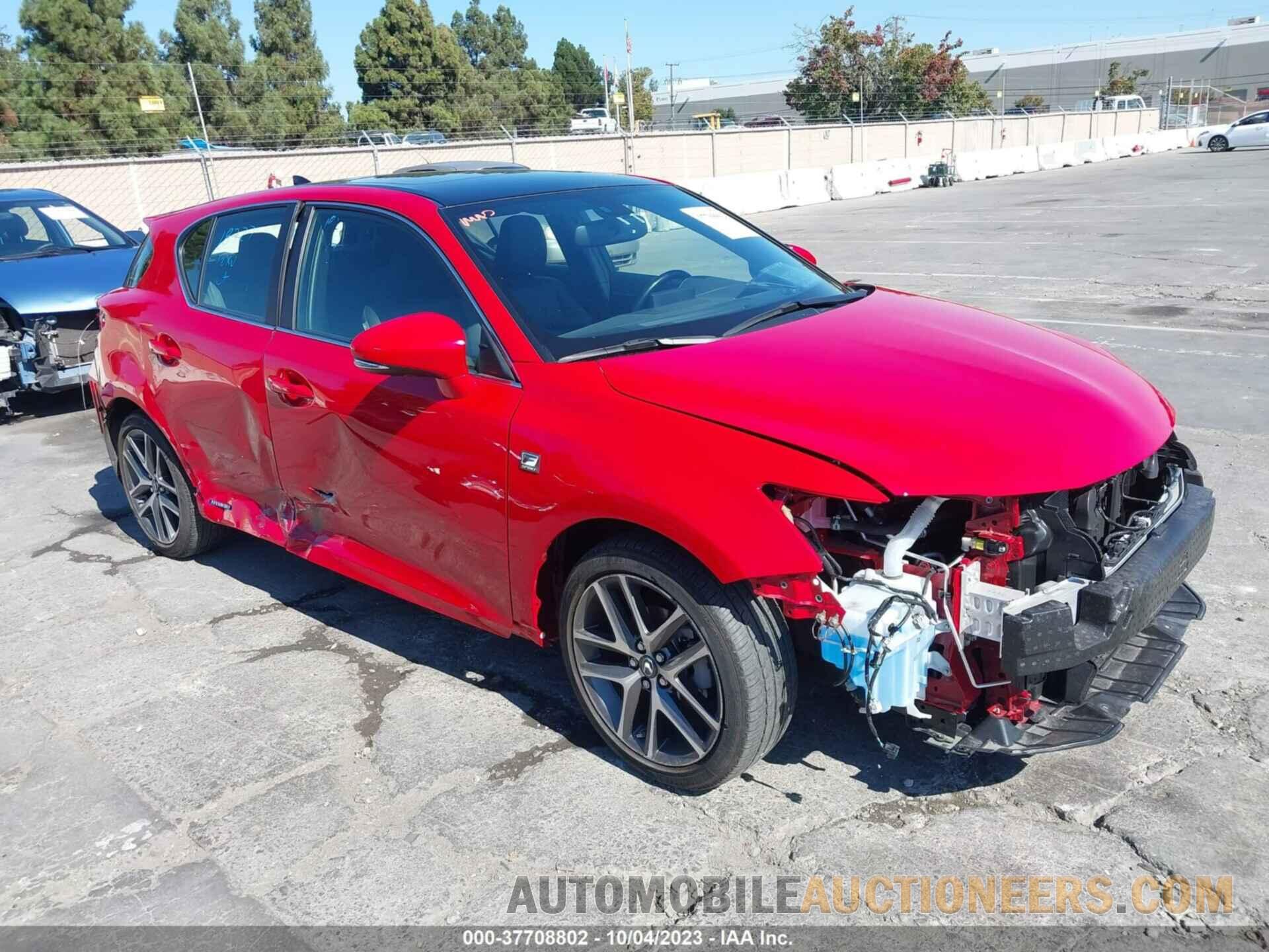 JTHKD5BH6G2271235 LEXUS CT 200H 2016