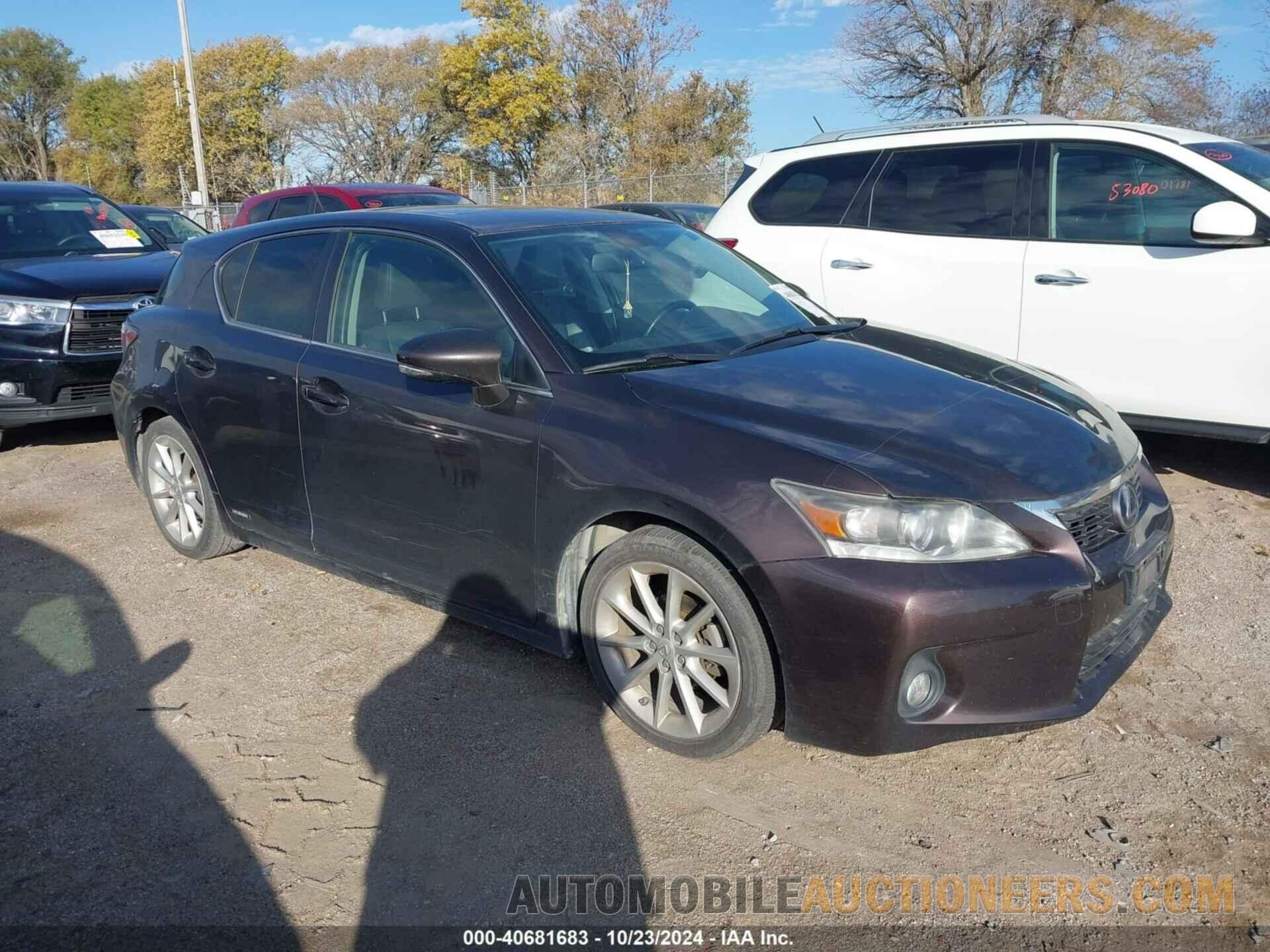 JTHKD5BH7C2104120 LEXUS CT 200H 2012