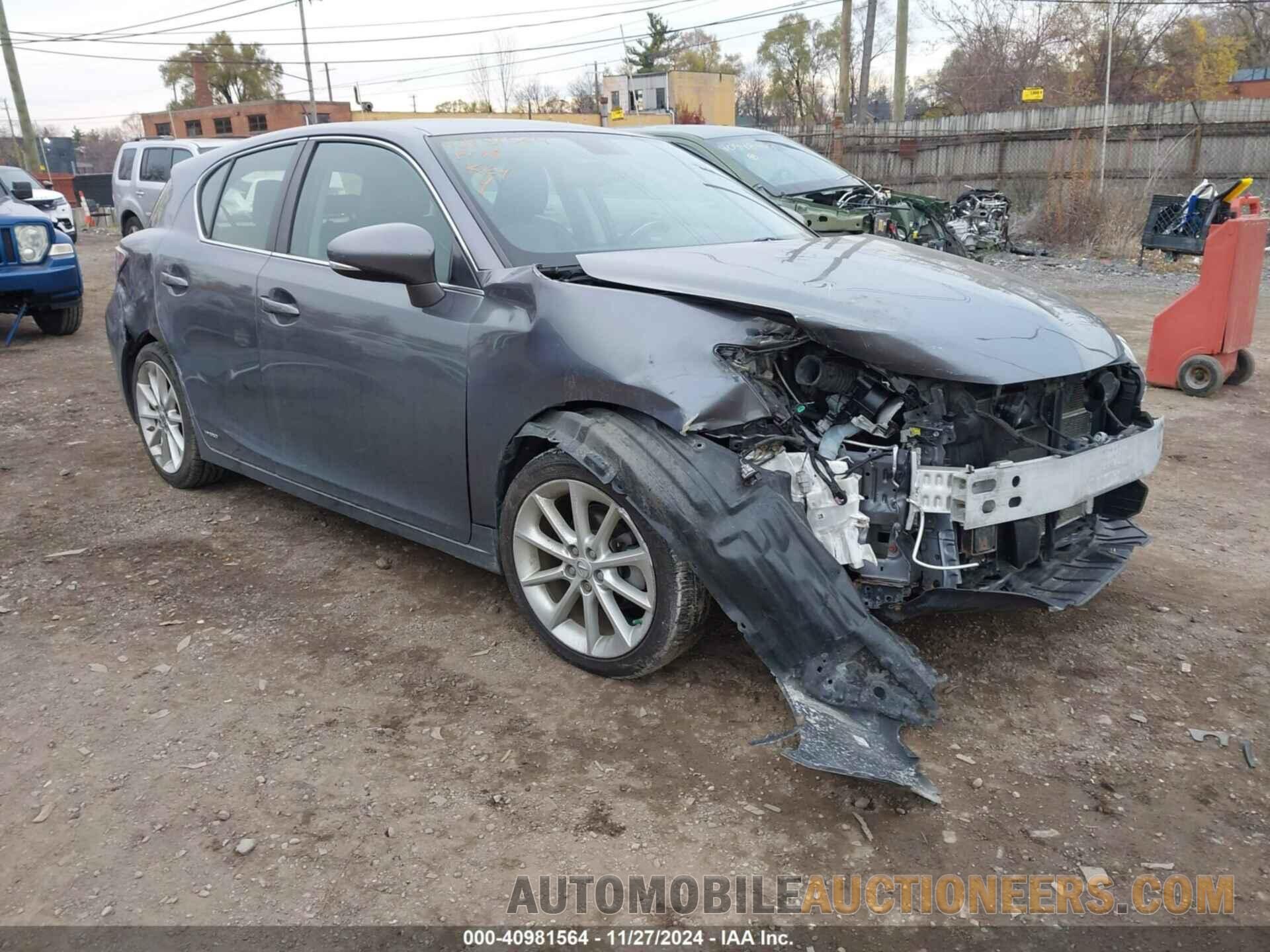 JTHKD5BH7C2105199 LEXUS CT 200H 2012