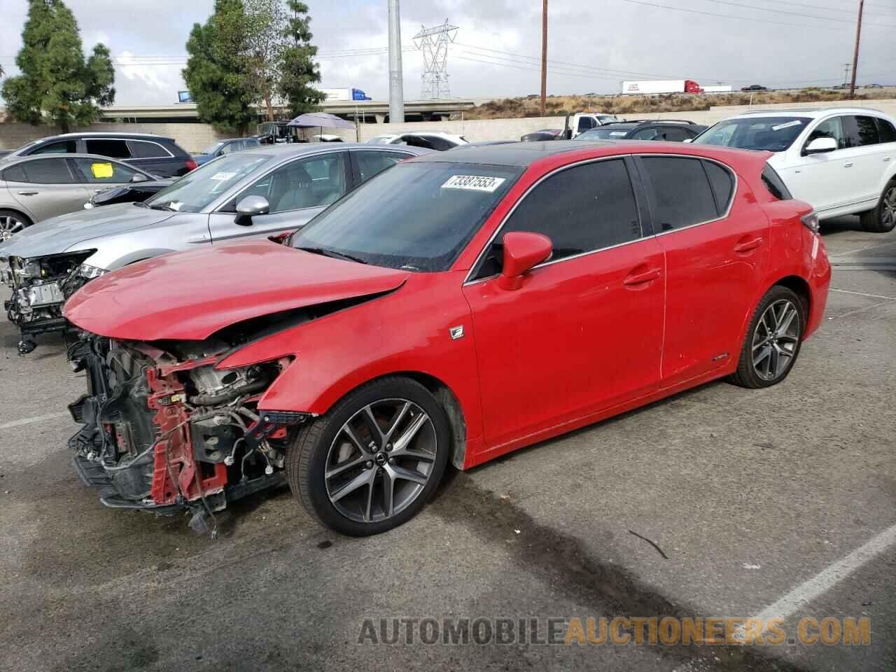 JTHKD5BH7F2229364 LEXUS CT 200 2015