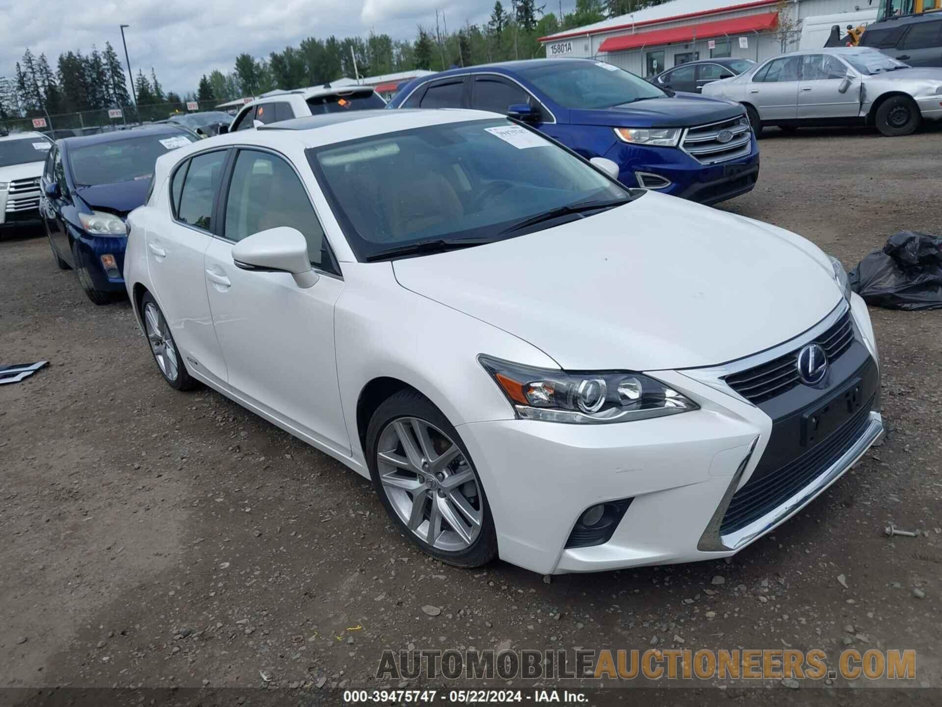 JTHKD5BH7G2262382 LEXUS CT 200H 2016