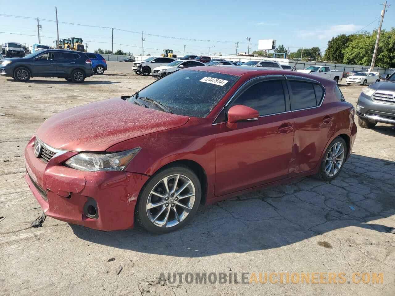 JTHKD5BH8D2154980 LEXUS CT 200 2013