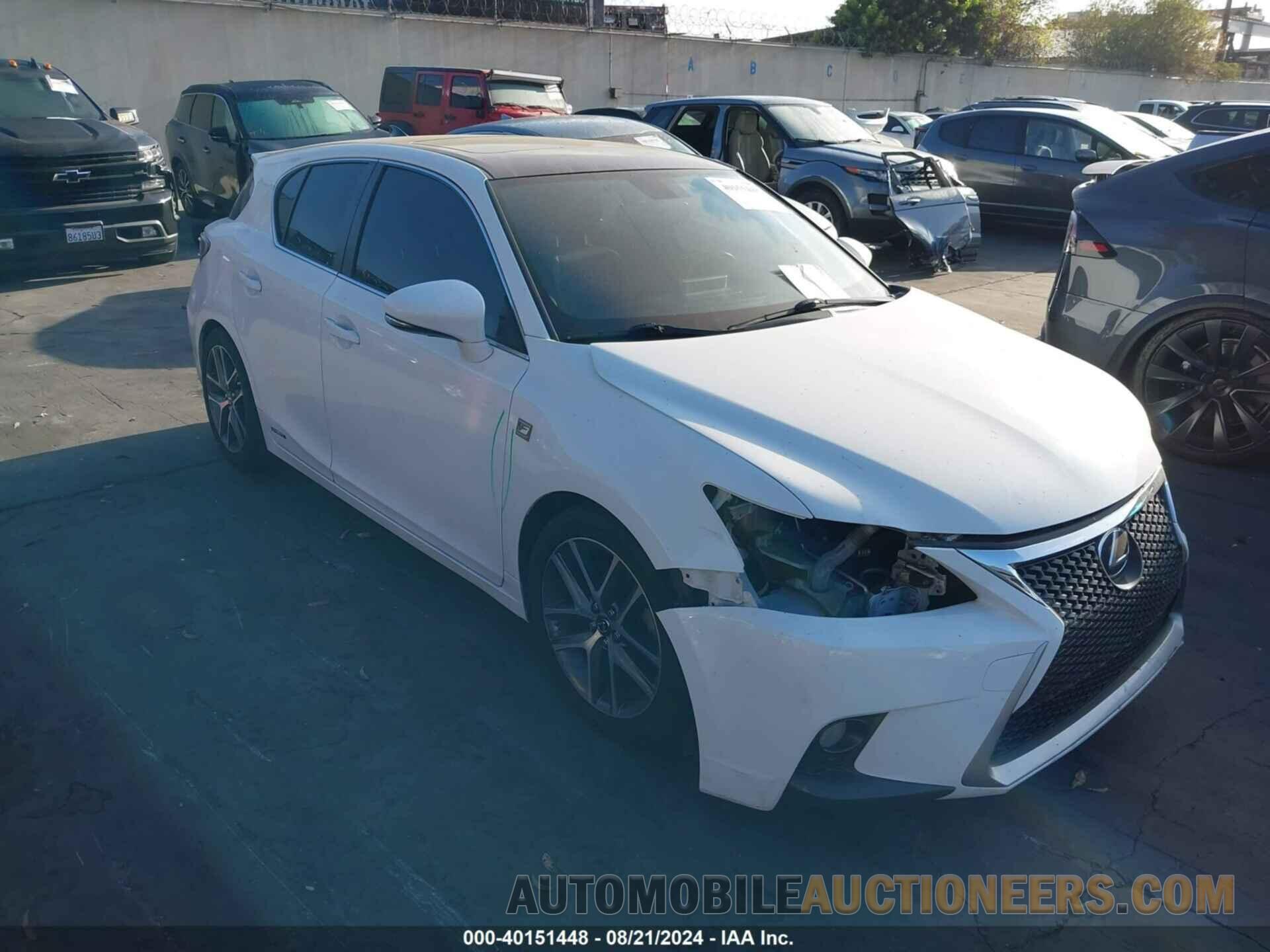 JTHKD5BH8F2248909 LEXUS CT 200H 2015