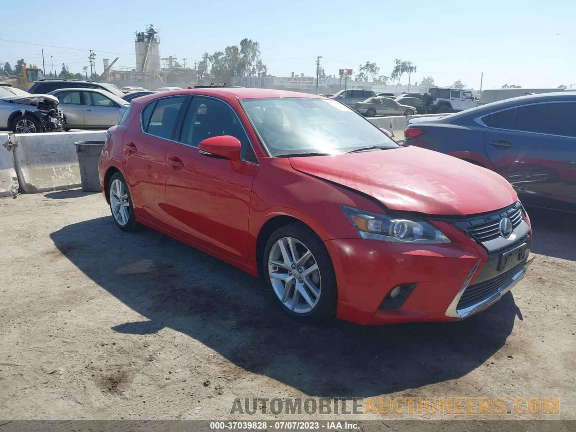 JTHKD5BH8G2266117 LEXUS CT 200H 2016