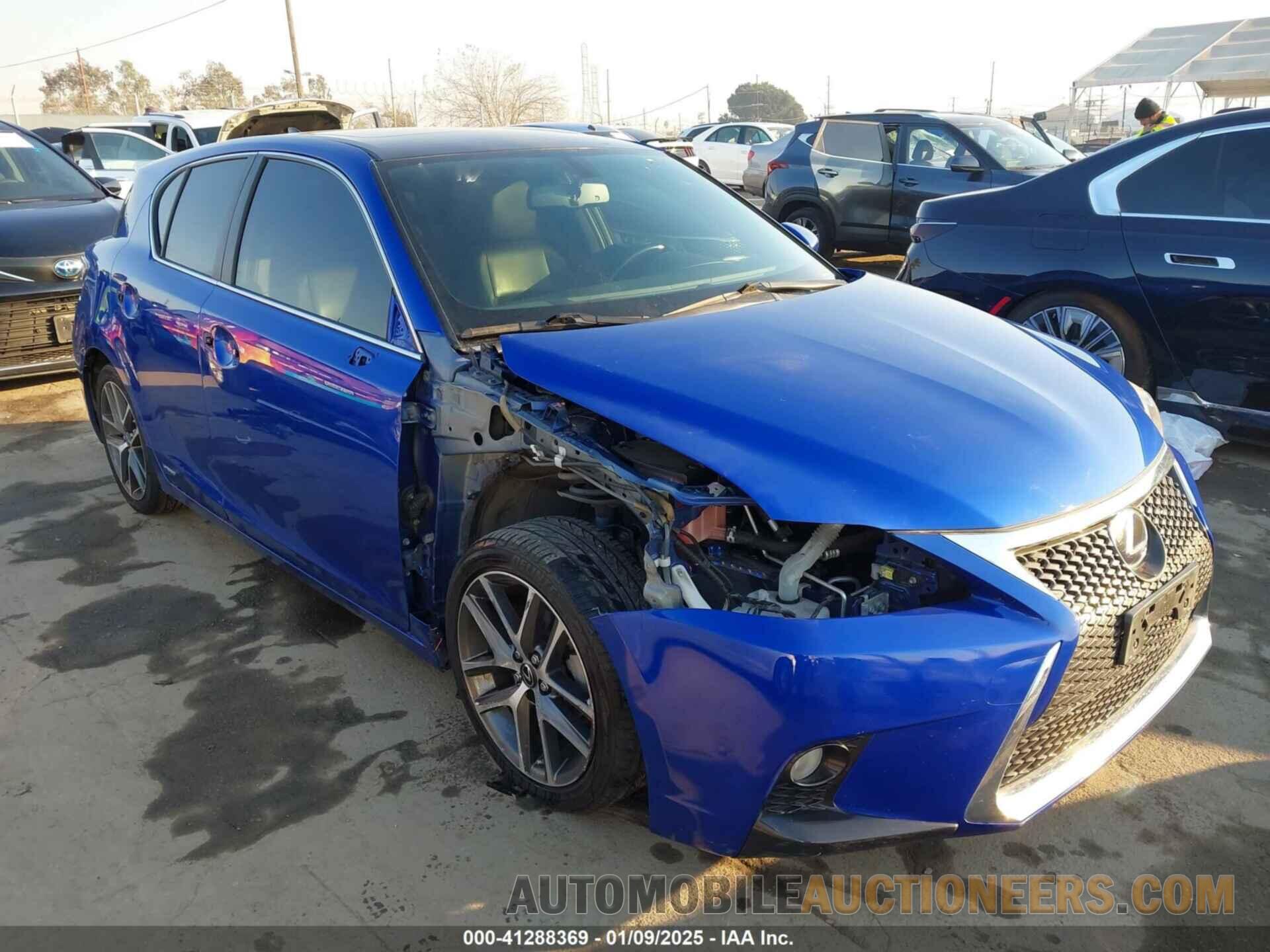 JTHKD5BH8G2267168 LEXUS CT 200H 2016