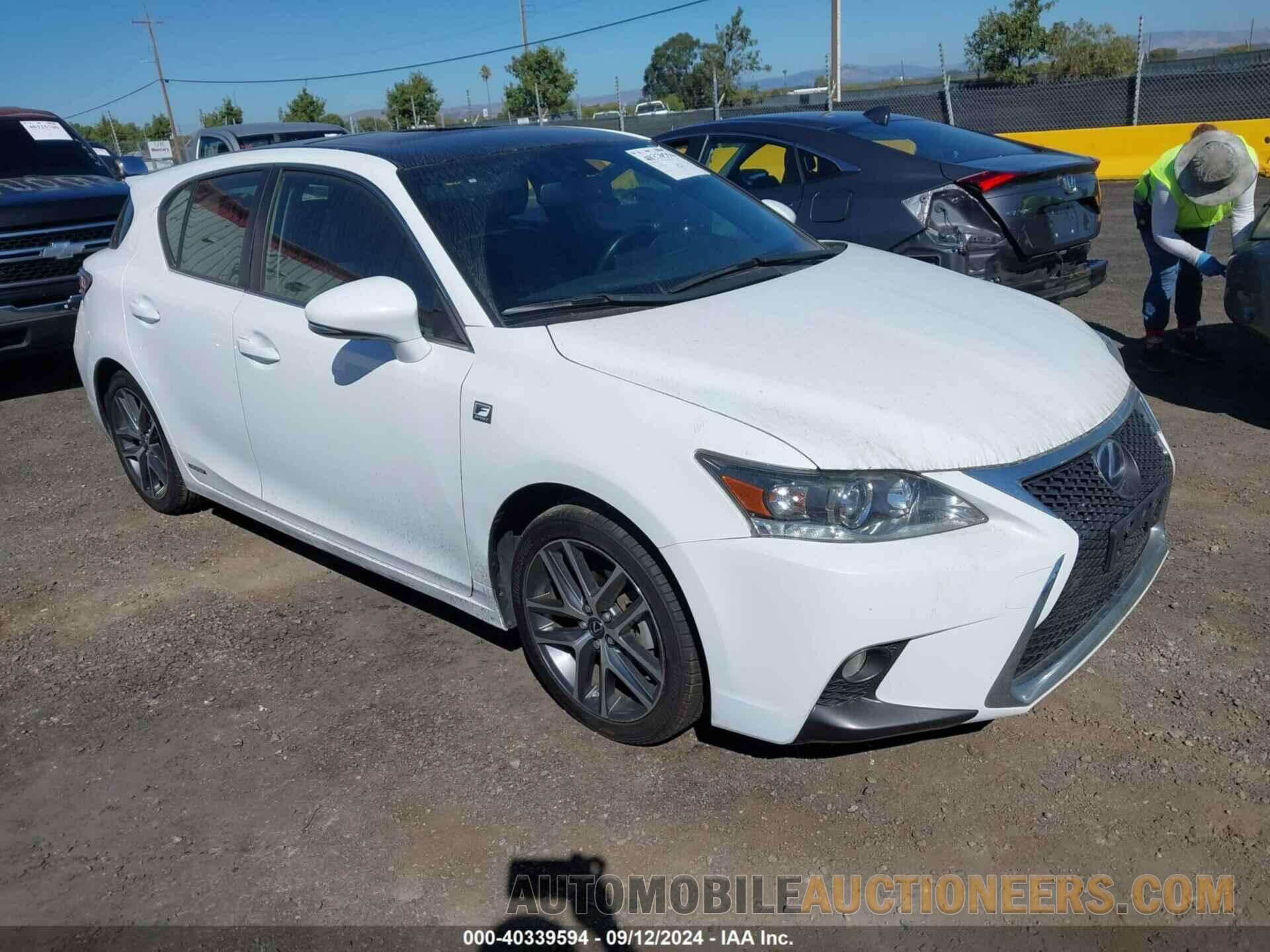 JTHKD5BH8H2289186 LEXUS CT 200H 2017