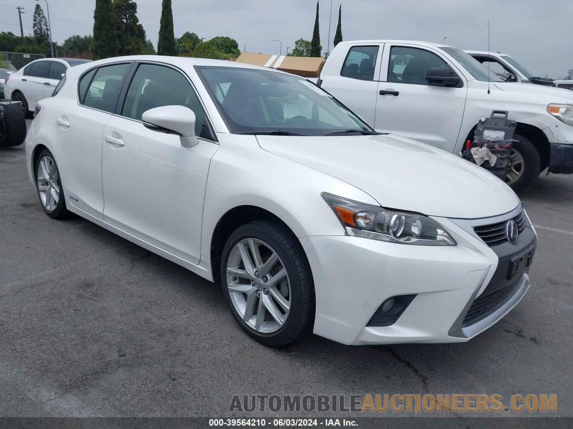 JTHKD5BH8H2289642 LEXUS CT 200H 2017