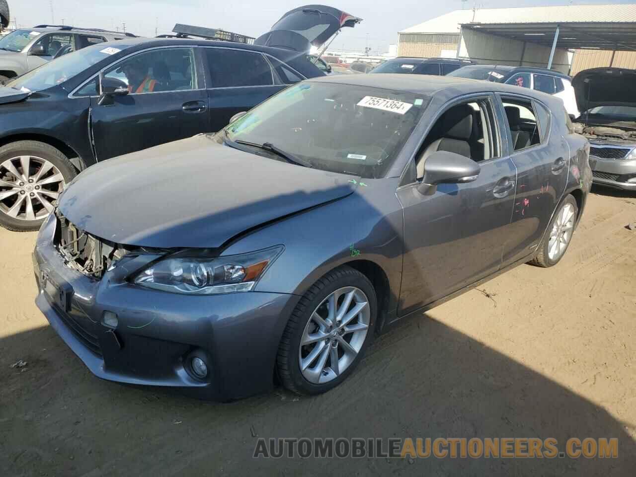 JTHKD5BH9C2109965 LEXUS CT 200 2012