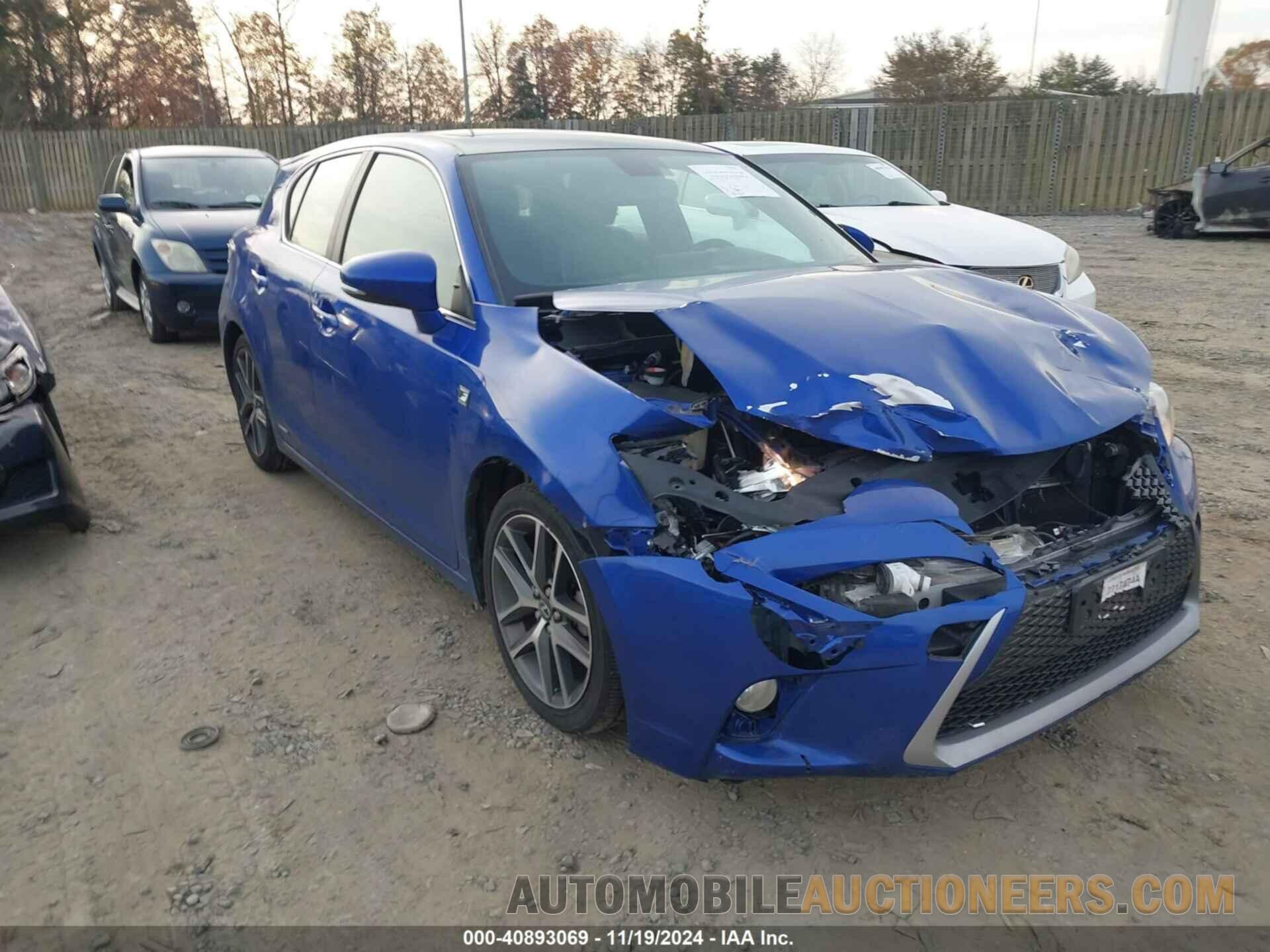 JTHKD5BH9F2217474 LEXUS CT 200H 2015