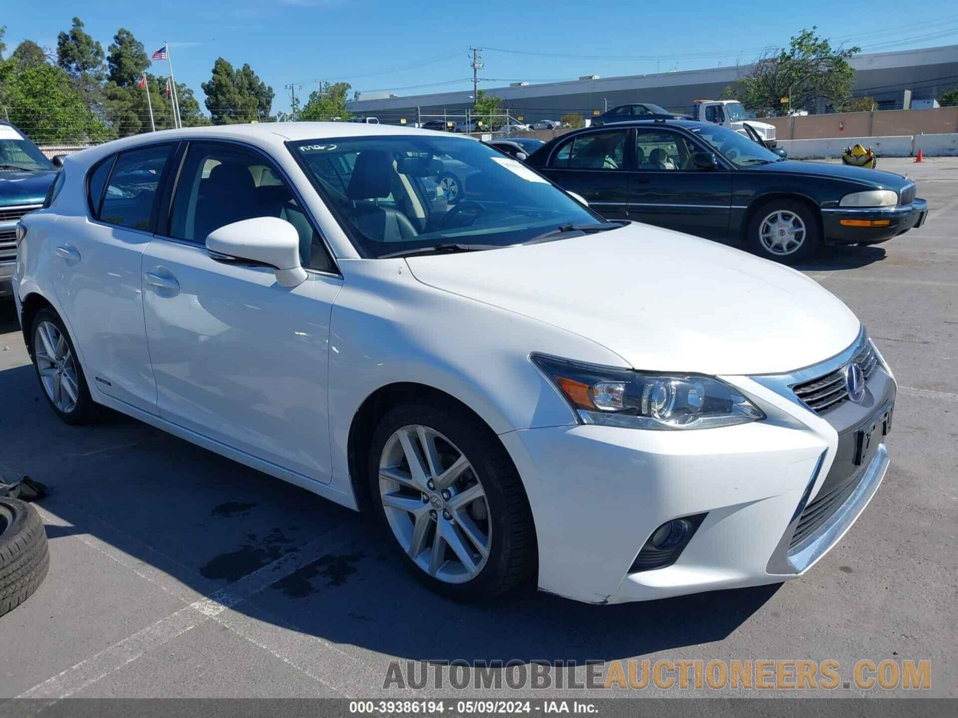 JTHKD5BH9G2255594 LEXUS CT 200H 2016