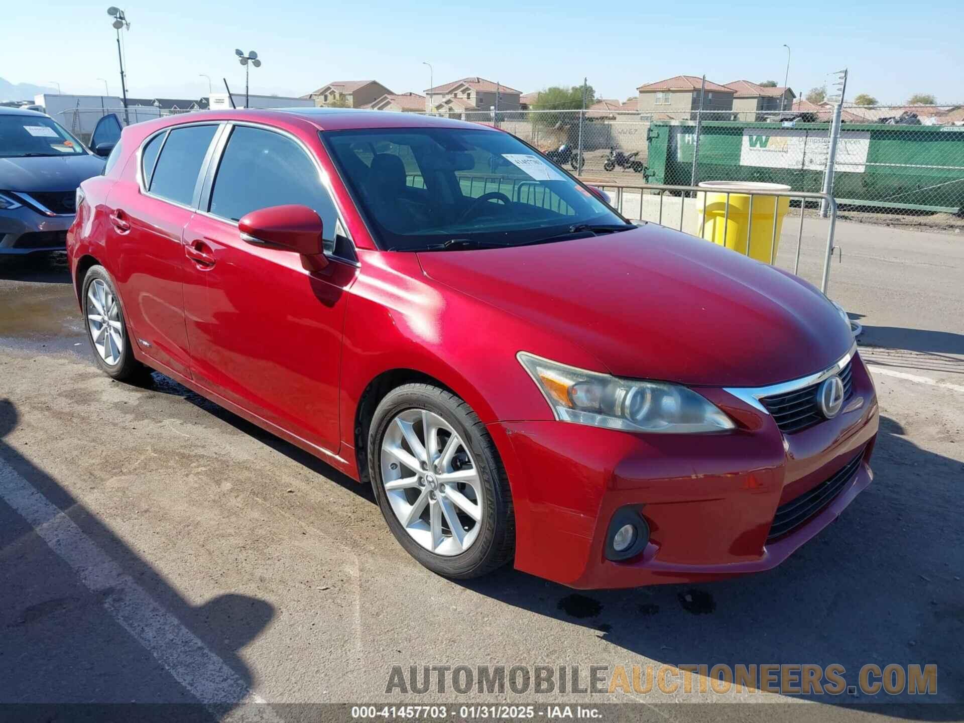 JTHKD5BHXB2012448 LEXUS CT 200H 2011