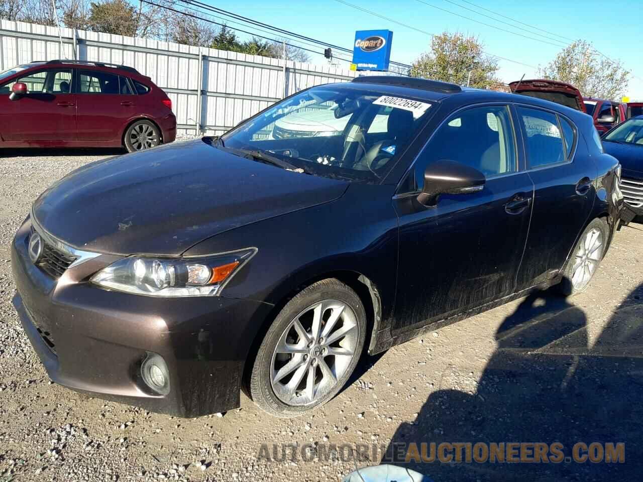 JTHKD5BHXB2039245 LEXUS CT 200 2011