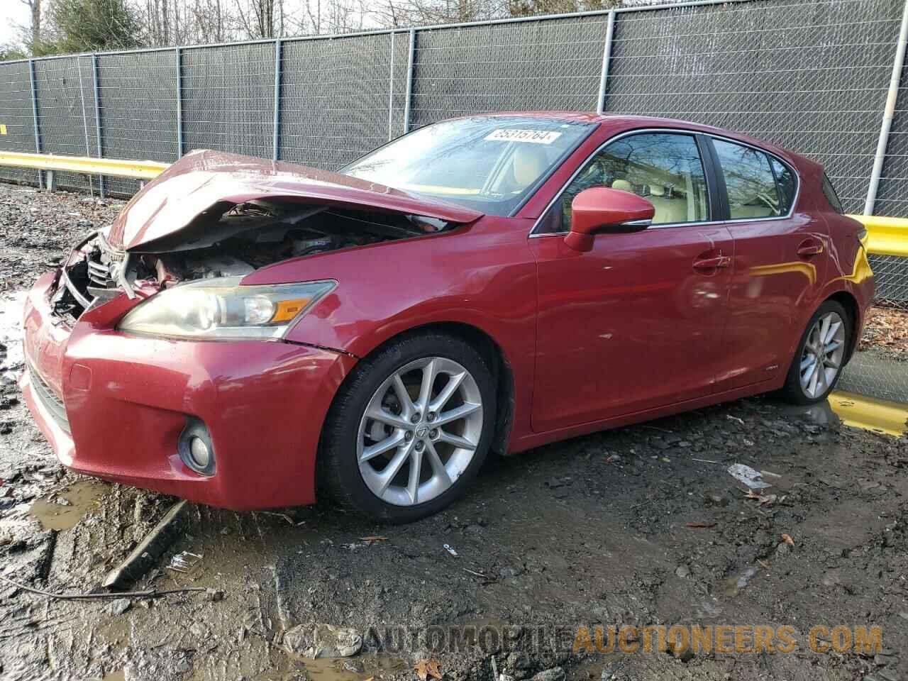 JTHKD5BHXD2128123 LEXUS CT 200 2013