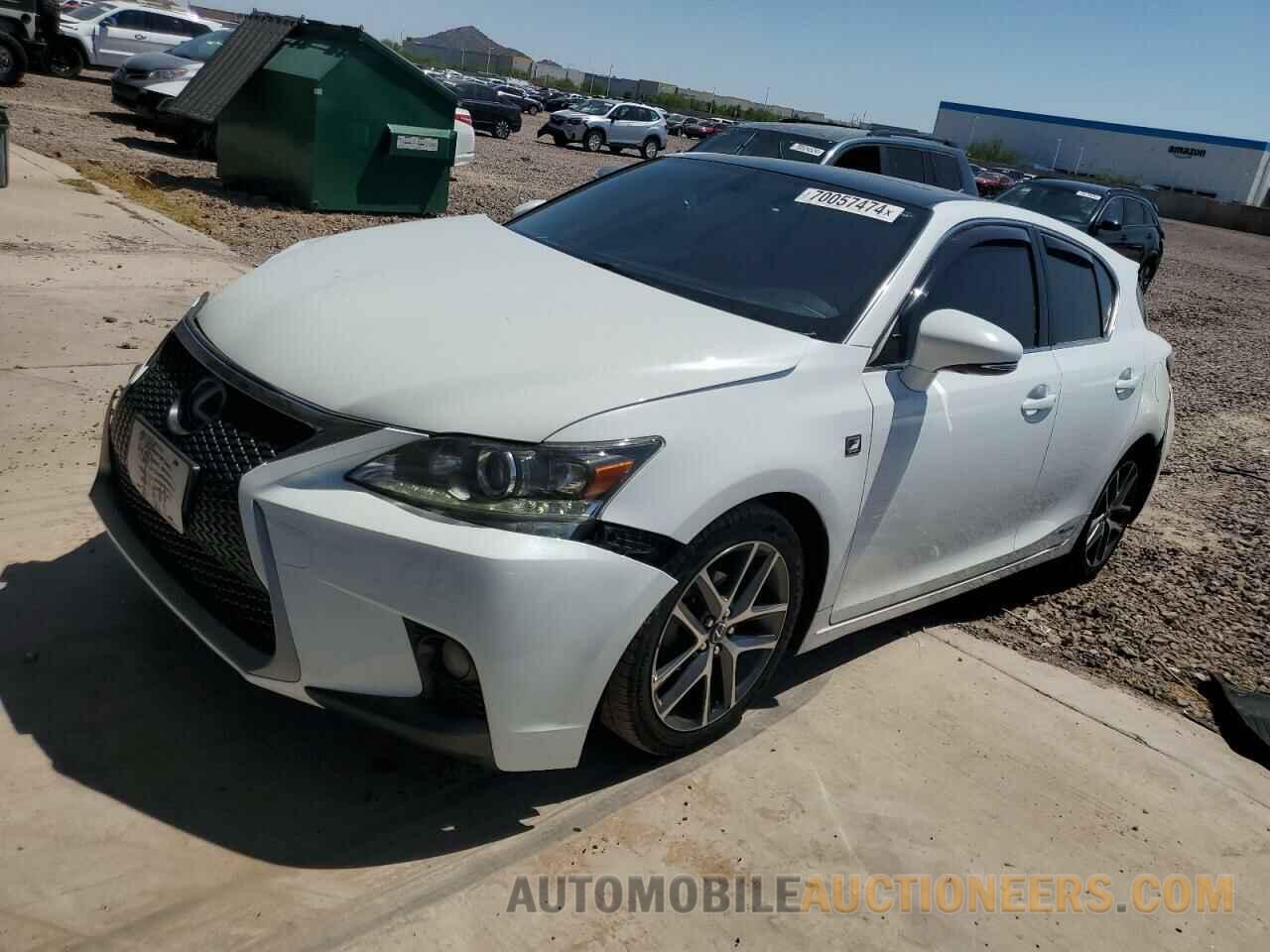 JTHKD5BHXF2225390 LEXUS CT 200 2015