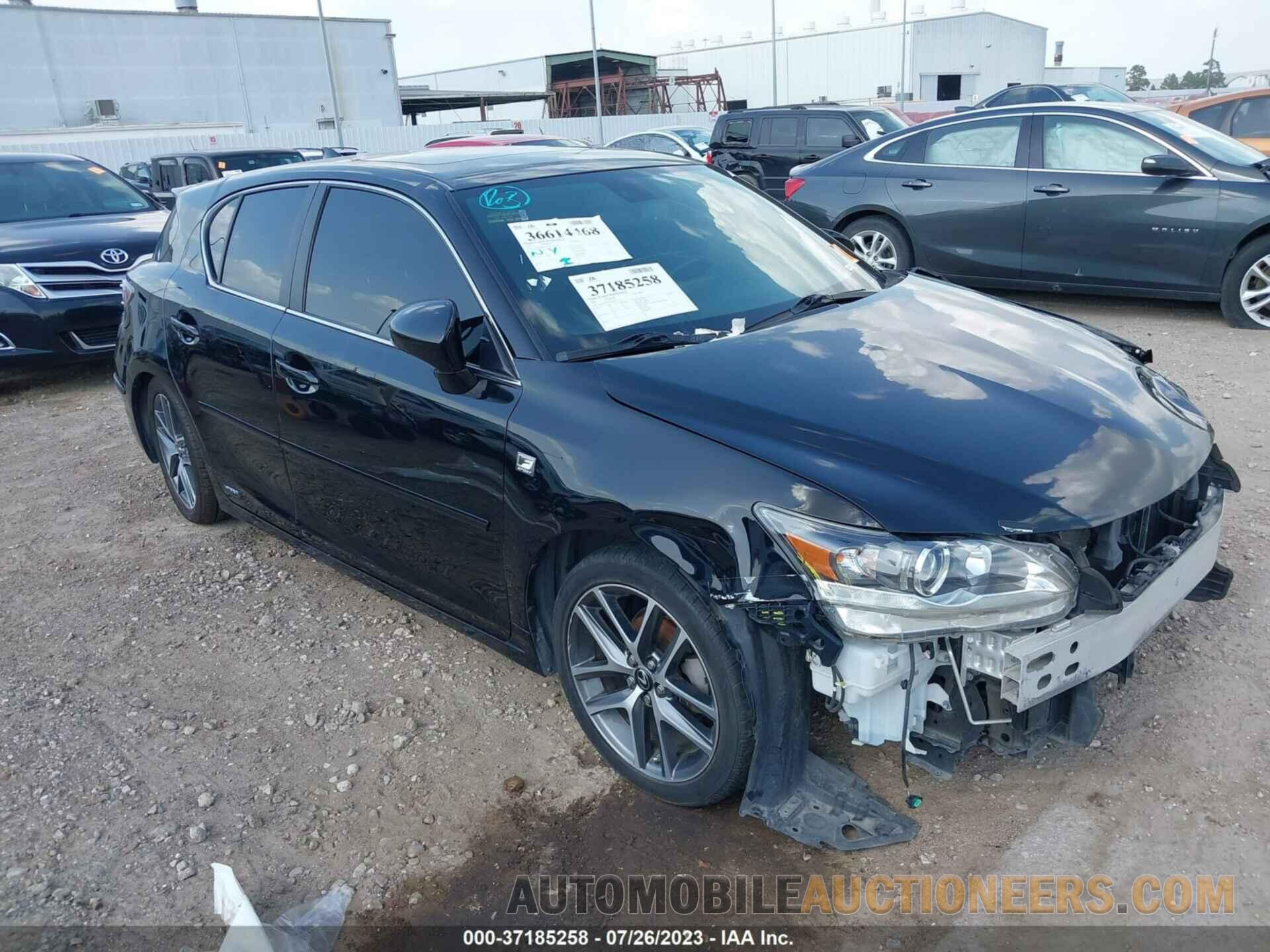 JTHKD5BHXG2252137 LEXUS CT 200H 2016