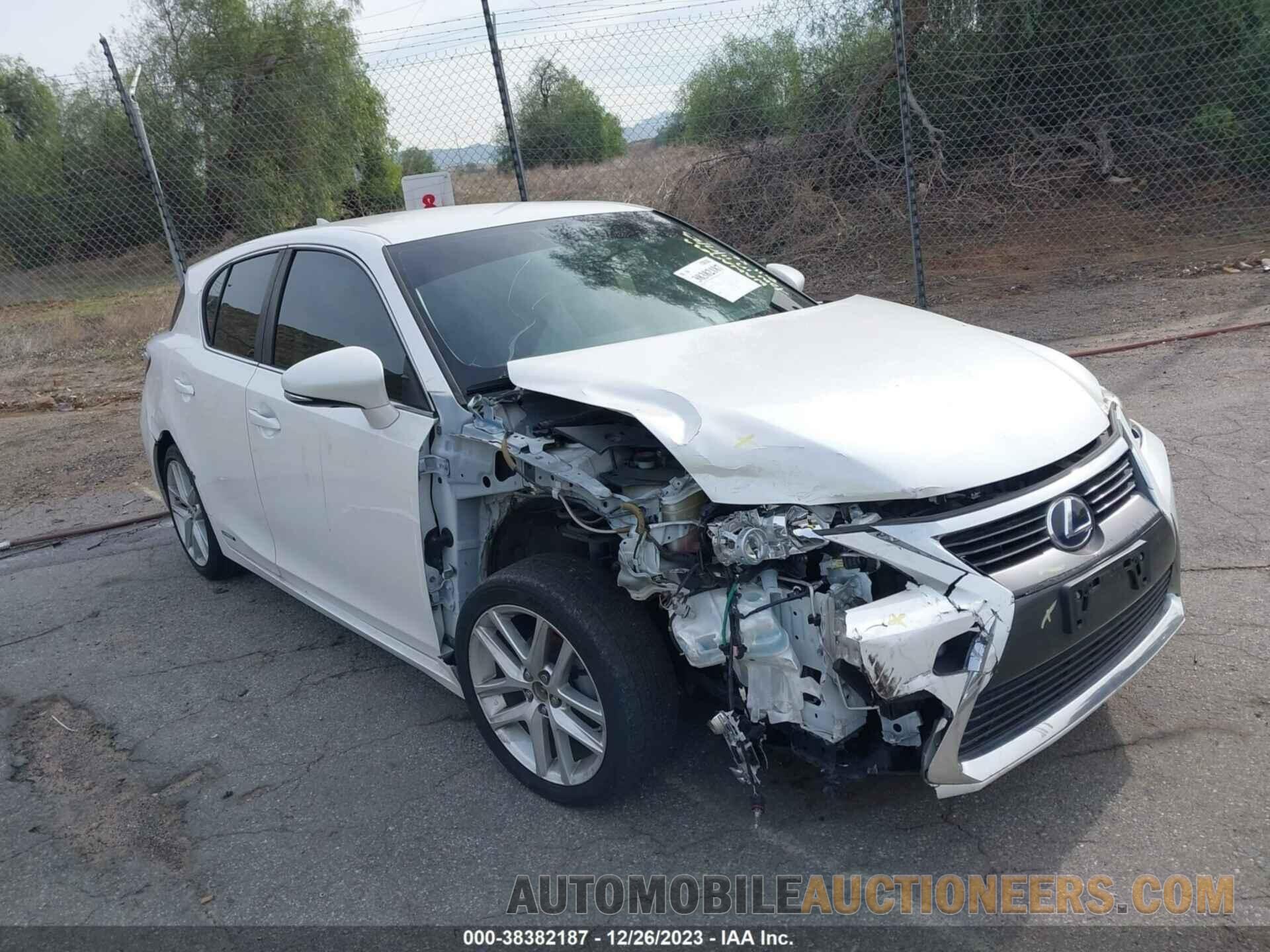 JTHKD5BHXG2258083 LEXUS CT 200H 2016