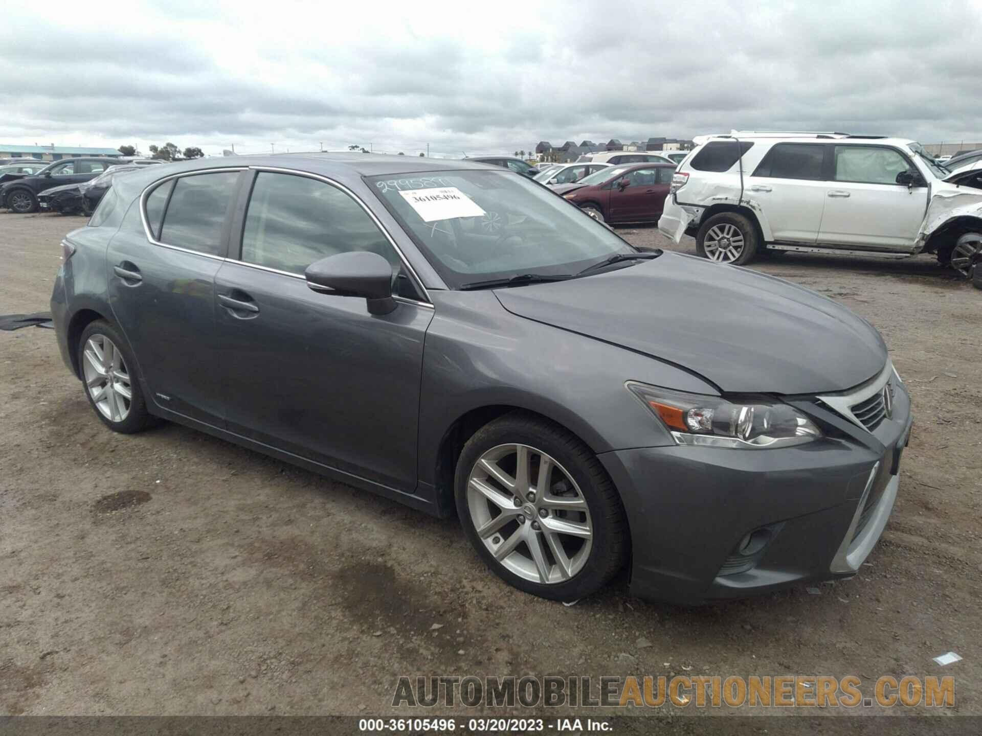 JTHKD5BHXG2264336 LEXUS CT 200H 2016