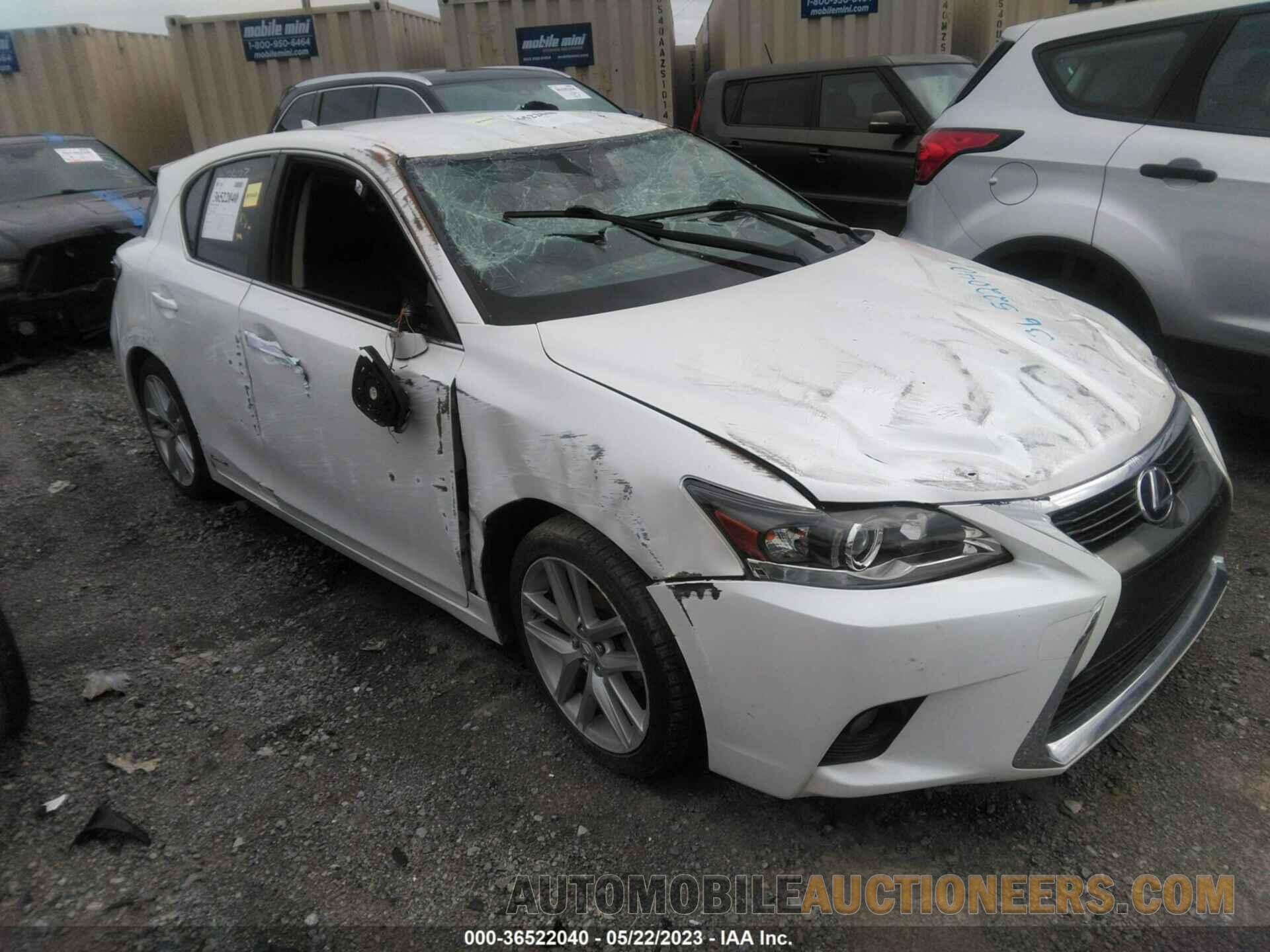 JTHKD5BHXG2267317 LEXUS CT 200H 2016