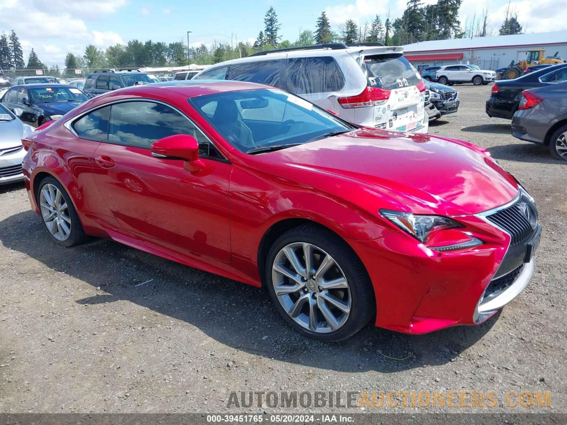 JTHSE5BC1F5000937 LEXUS RC 2015