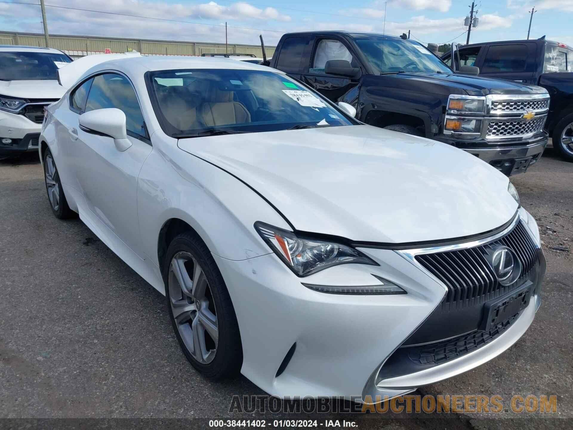 JTHSE5BCXF5001777 LEXUS RC 2015