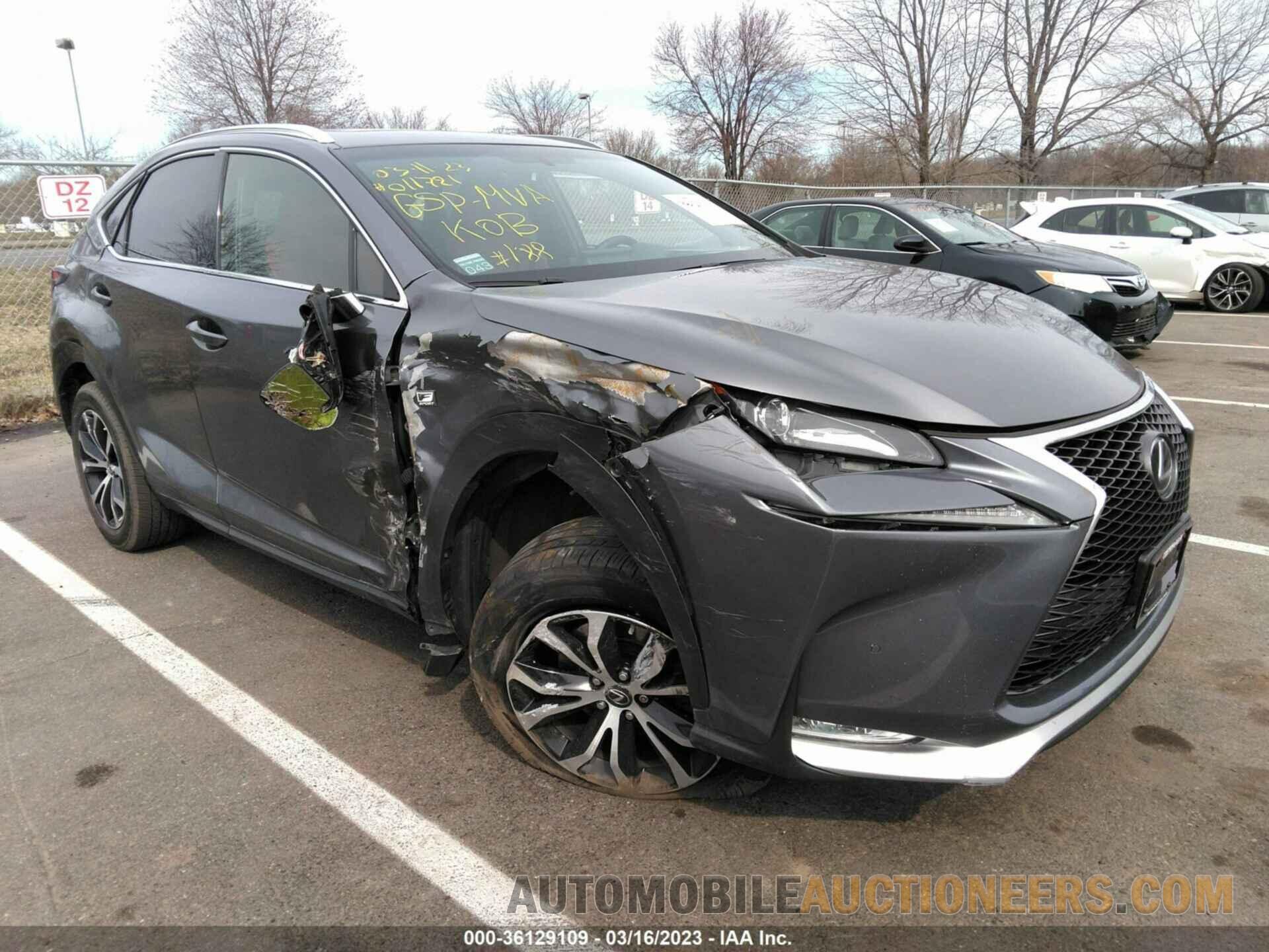 JTJBARBZ1F2011721 LEXUS NX 200T 2015