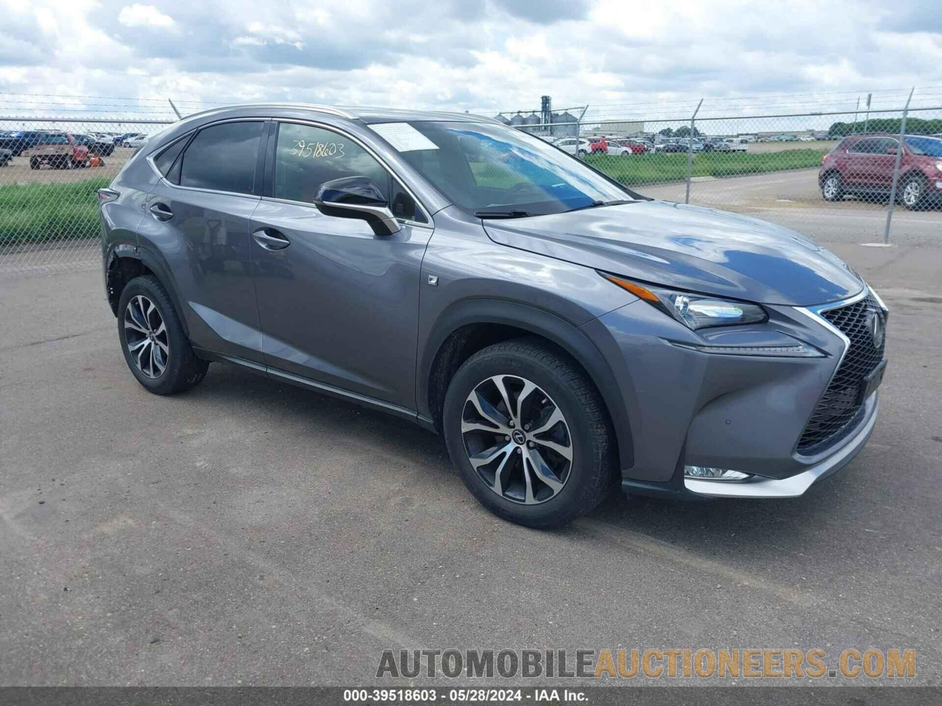 JTJBARBZ3F2028682 LEXUS NX 200T 2015