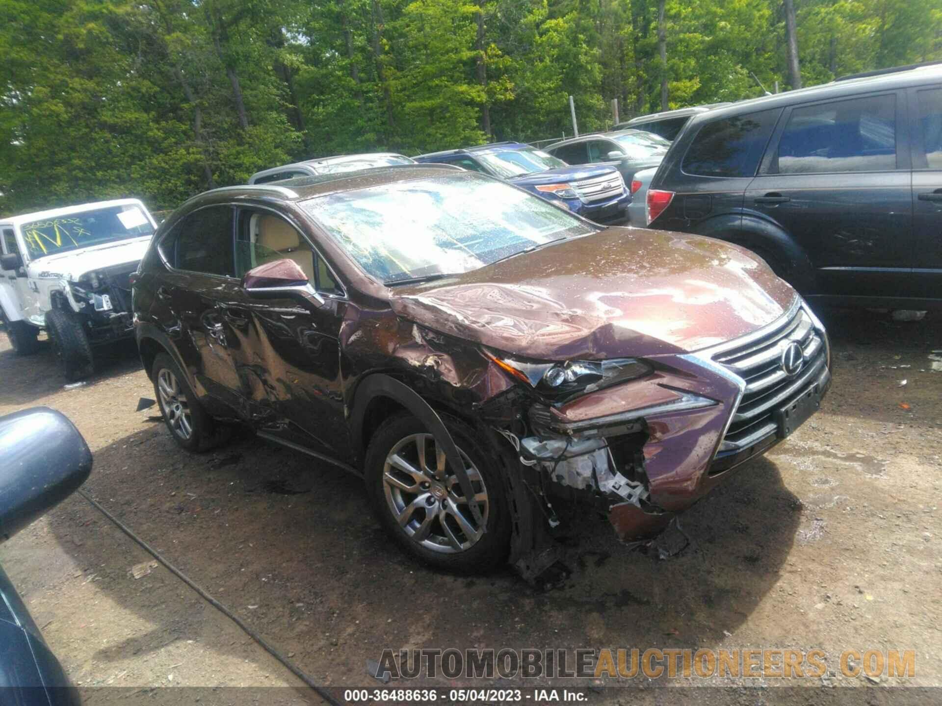 JTJBARBZ3G2054216 LEXUS NX 200T 2016