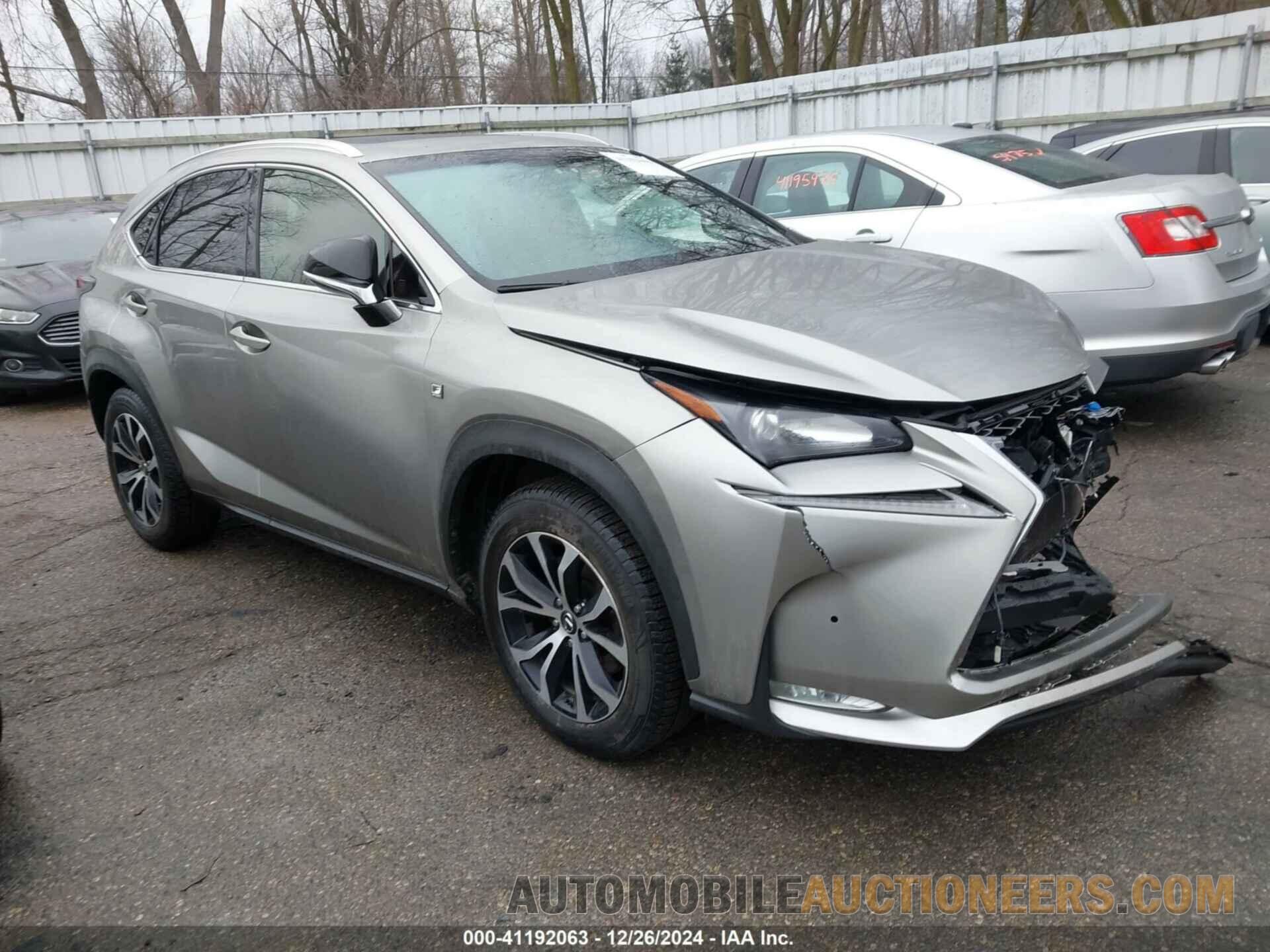 JTJBARBZ3G2061215 LEXUS NX 200T 2016