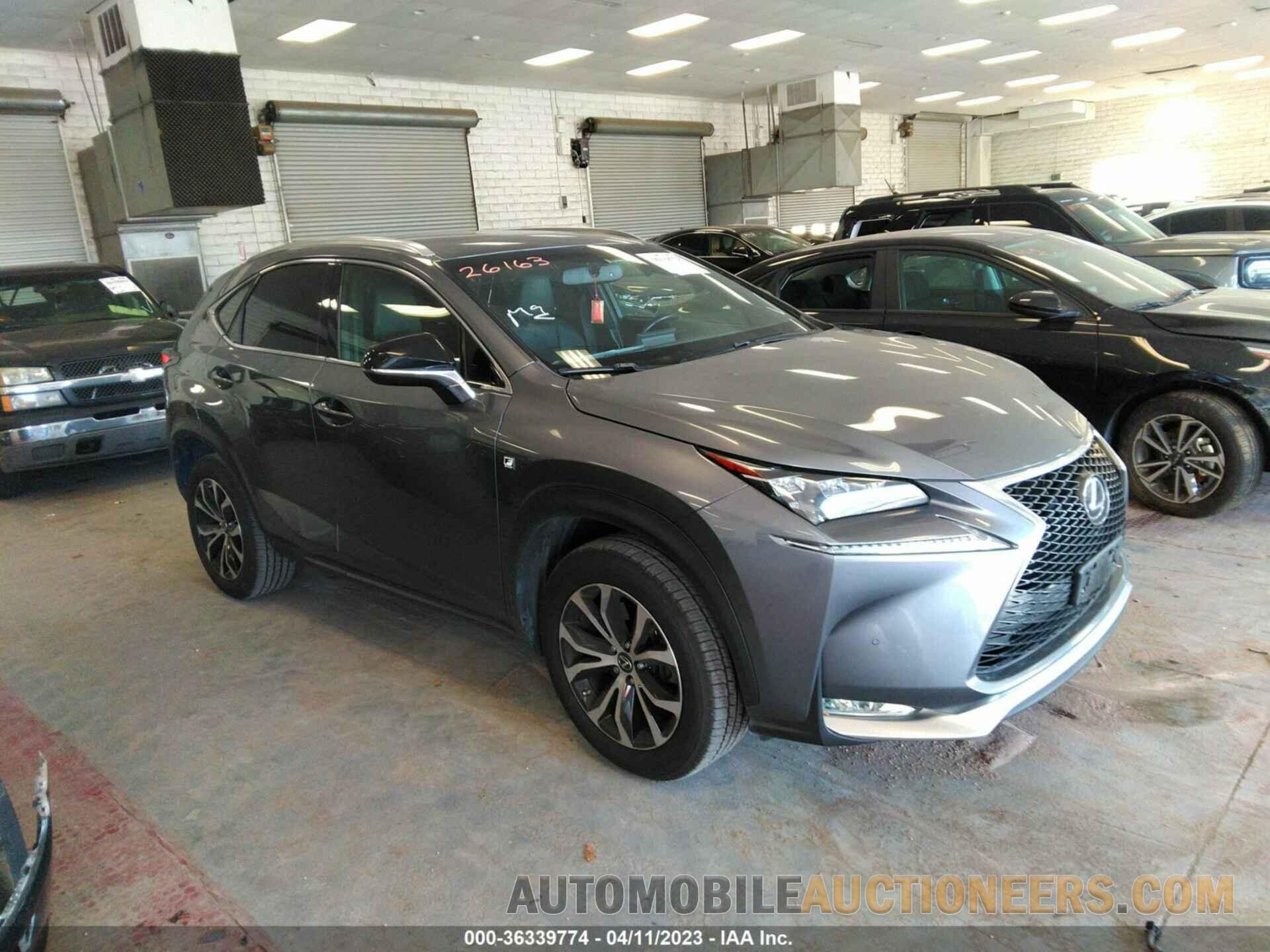 JTJBARBZ3G2068164 LEXUS NX 200T 2016