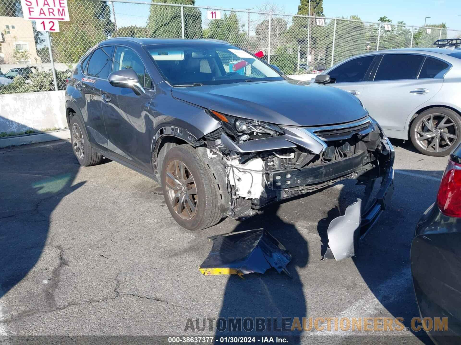 JTJBARBZ4G2076256 LEXUS NX 200T 2016