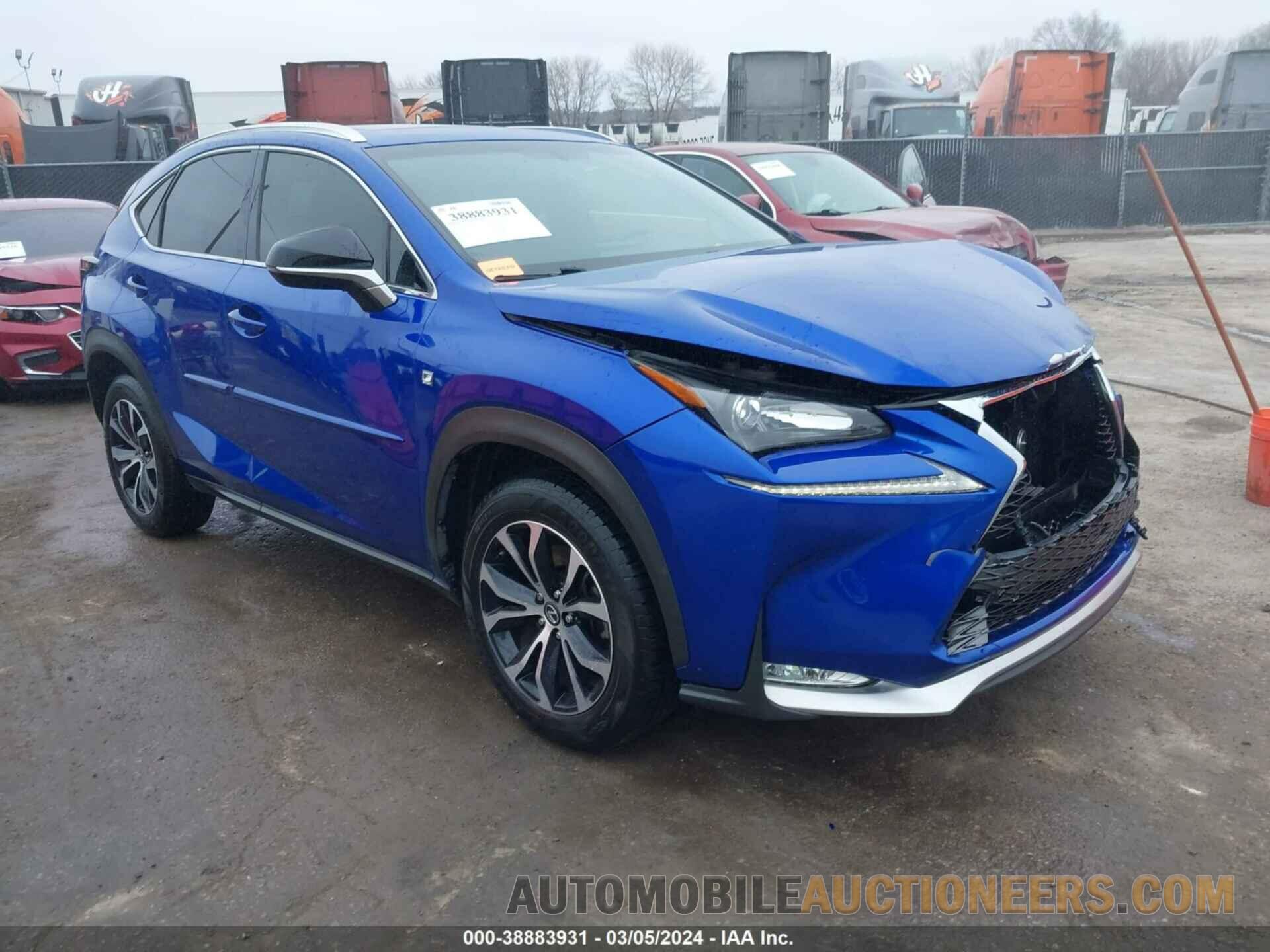 JTJBARBZ5F2001984 LEXUS NX 200T 2015