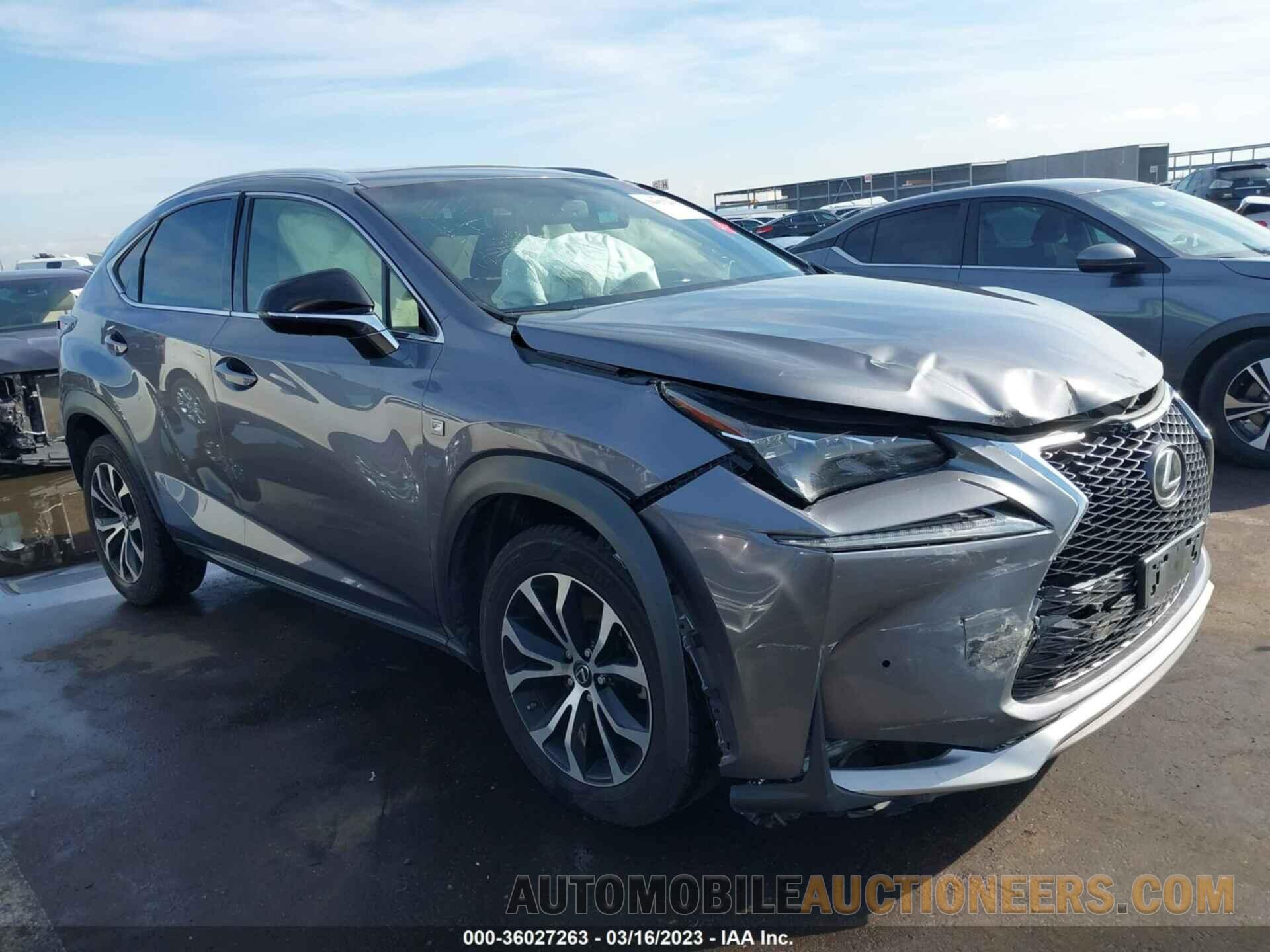 JTJBARBZ6G2047678 LEXUS NX 200T 2016