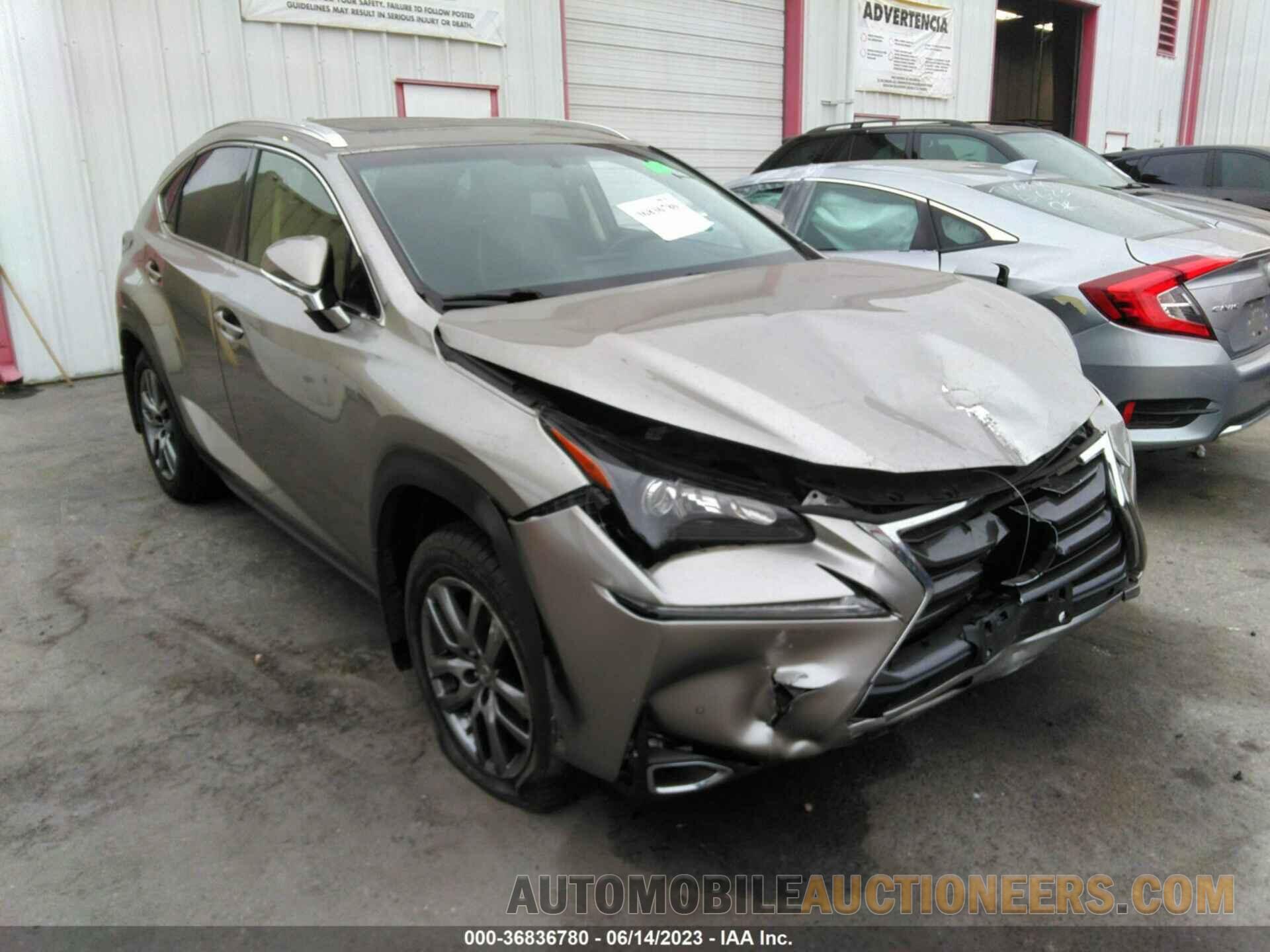 JTJBARBZ9F2032106 LEXUS NX 200T 2015