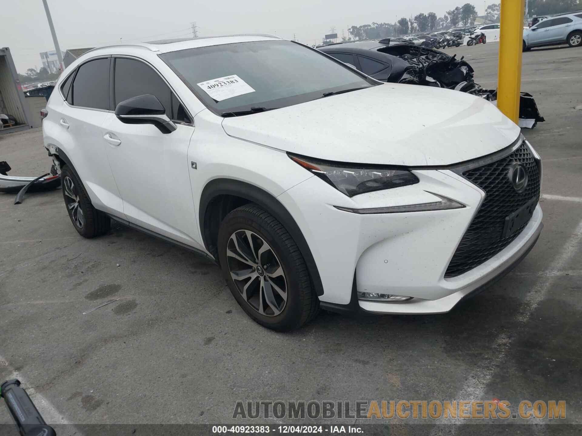 JTJBARBZ9G2056309 LEXUS NX 200T 2016