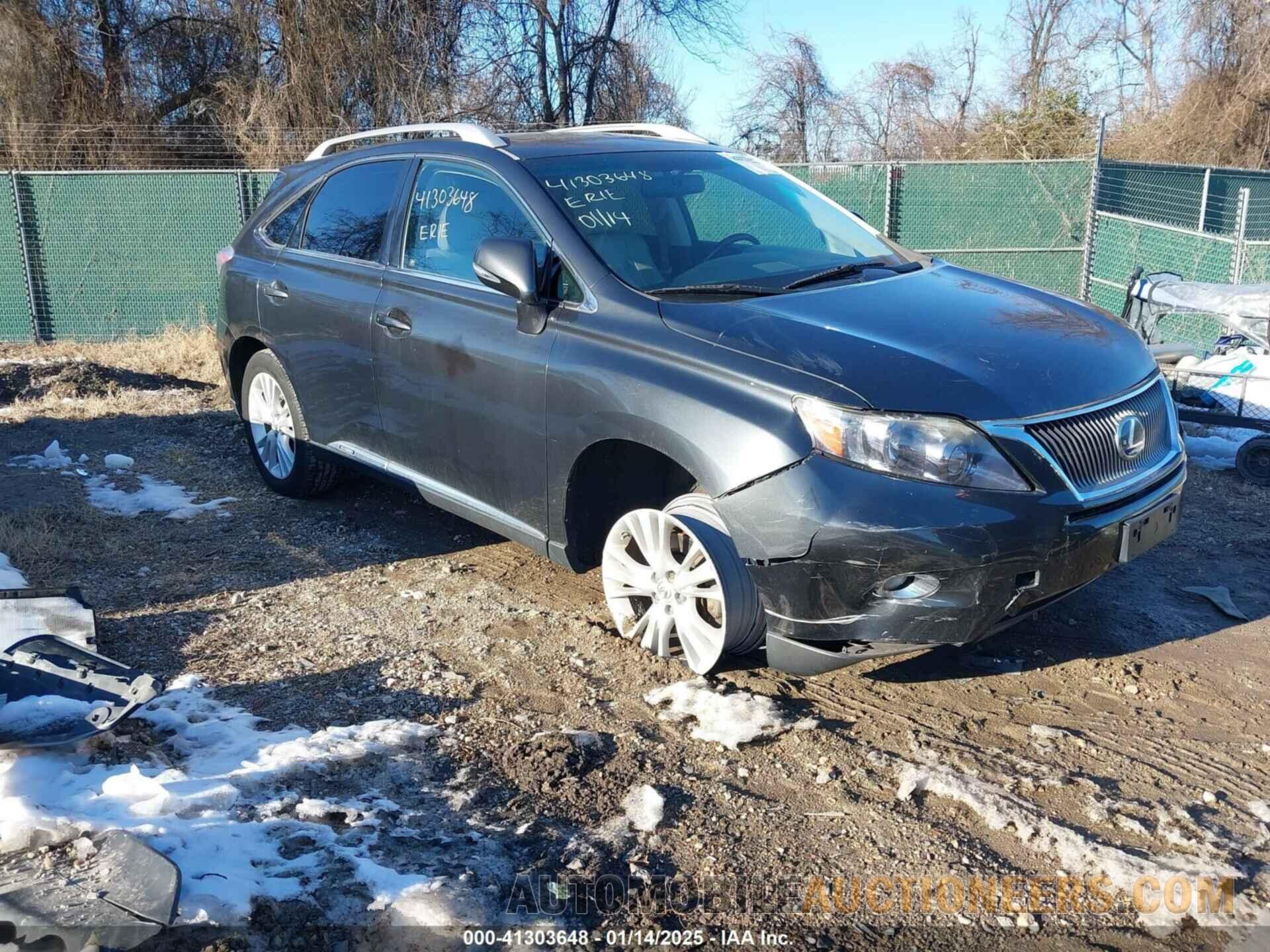 JTJBC1BA1B2040071 LEXUS RX 450H 2011