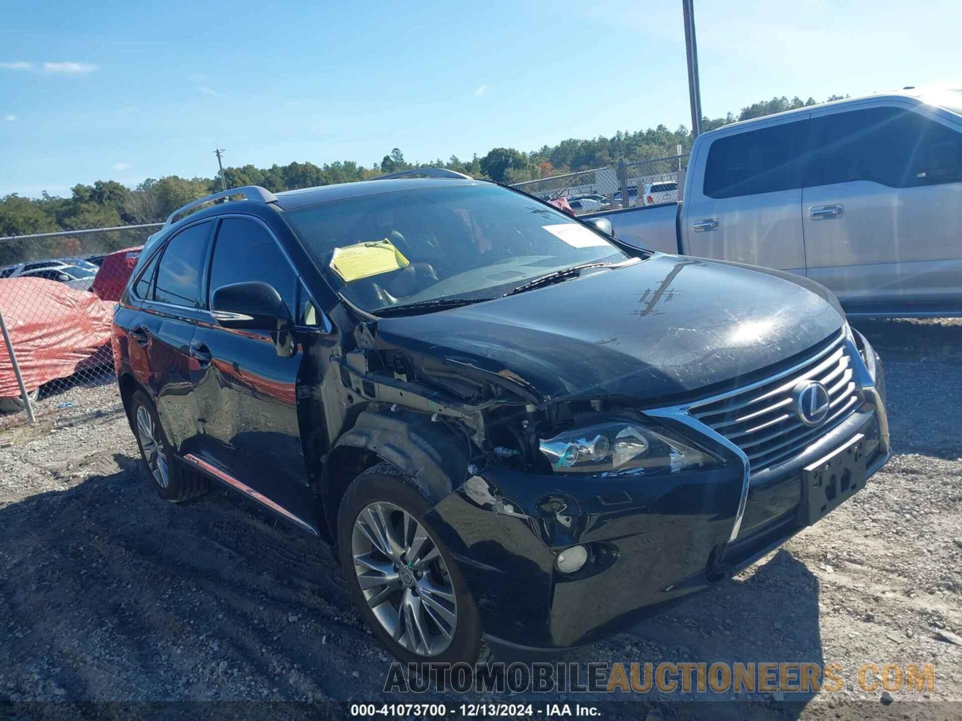 JTJBC1BA1D2063076 LEXUS RX 450H 2013