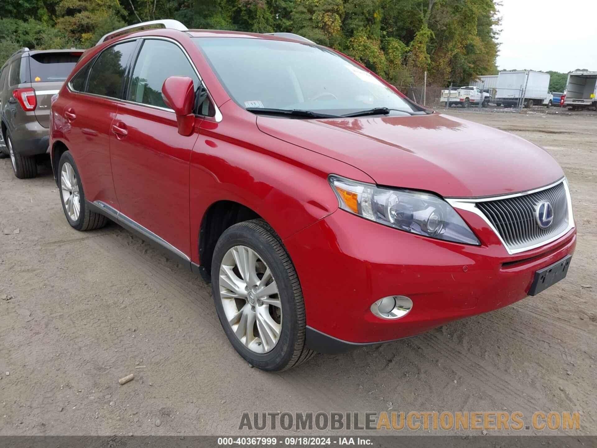 JTJBC1BA2B2034604 LEXUS RX 450H 2011