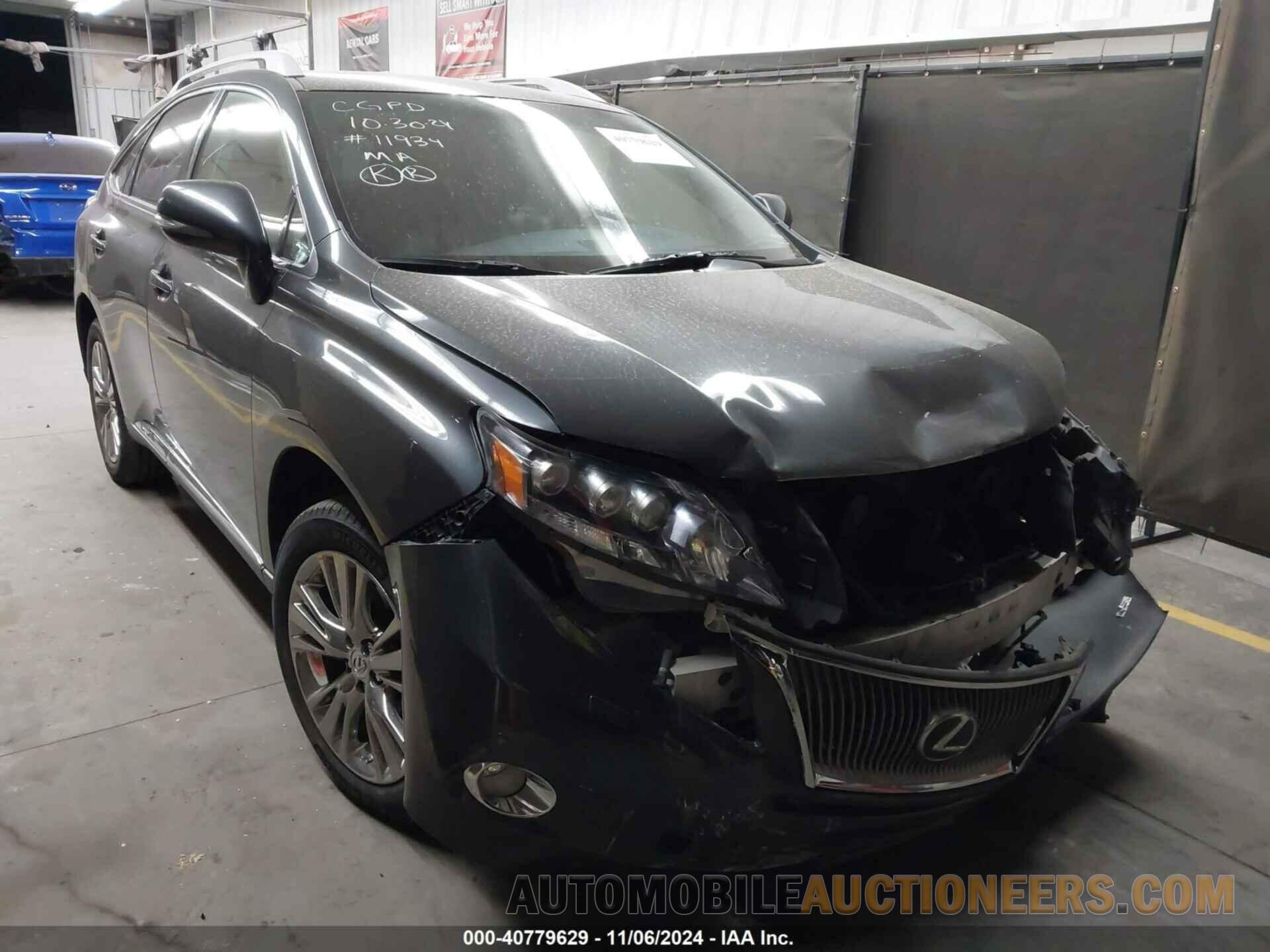 JTJBC1BA4B2421607 LEXUS RX 450H 2011