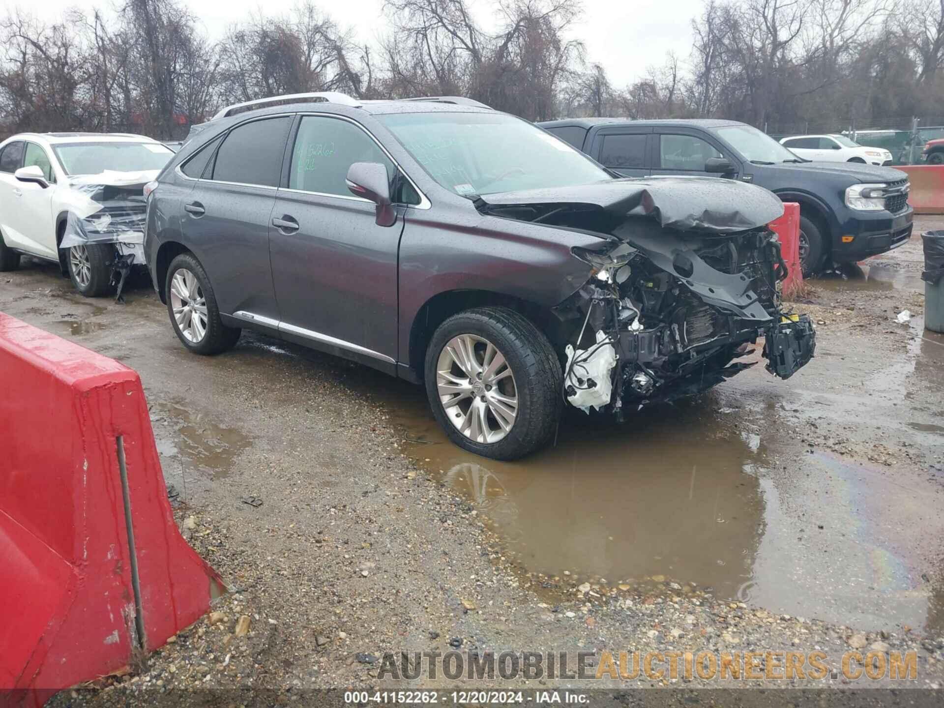 JTJBC1BA4C2428123 LEXUS RX 450H 2012