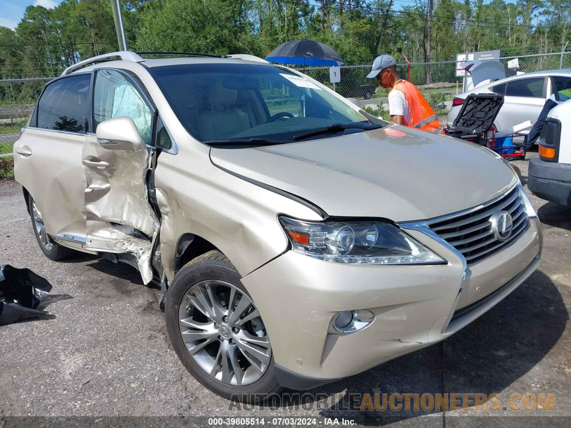 JTJBC1BA5D2053487 LEXUS RX 450H 2013