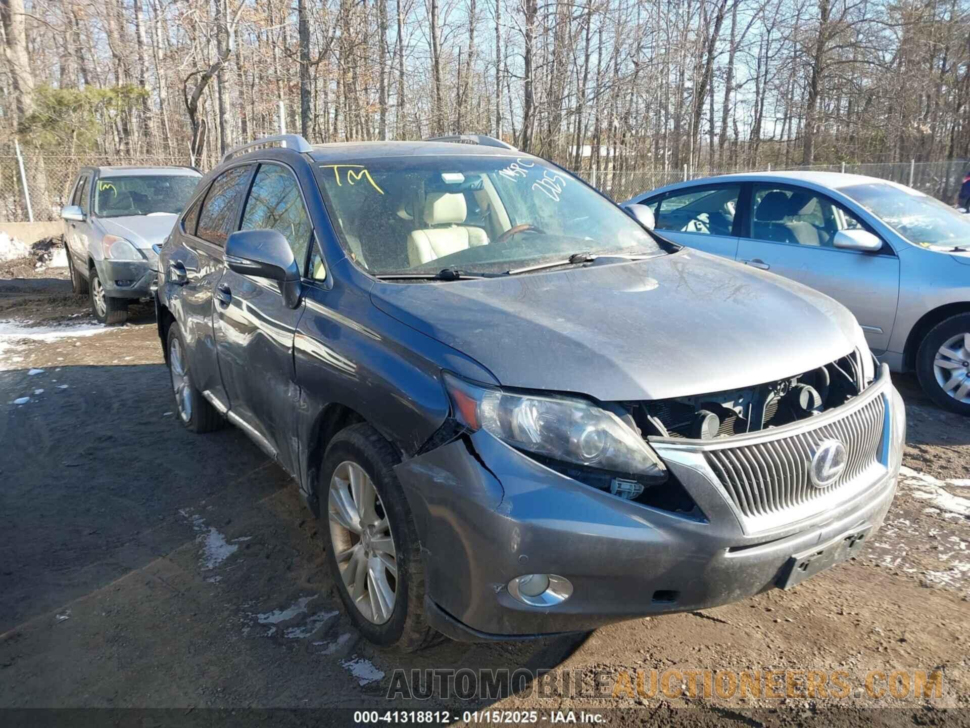 JTJBC1BA6C2432125 LEXUS RX 450H 2012