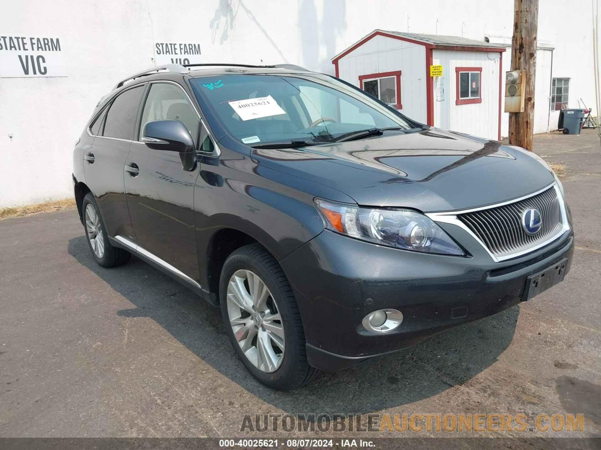 JTJBC1BA7B2033531 LEXUS RX 450H 2011