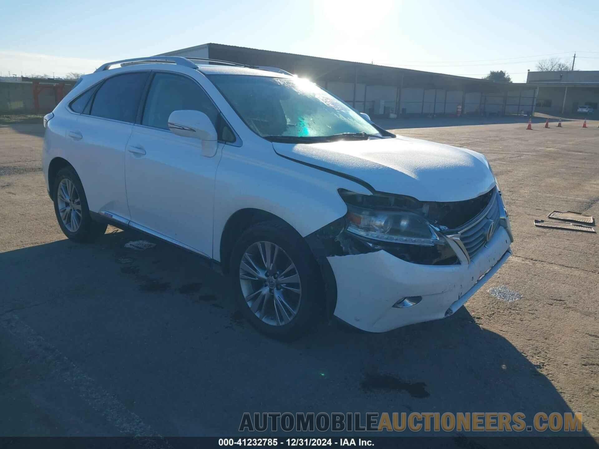 JTJBC1BA7D2437335 LEXUS RX 450H 2013