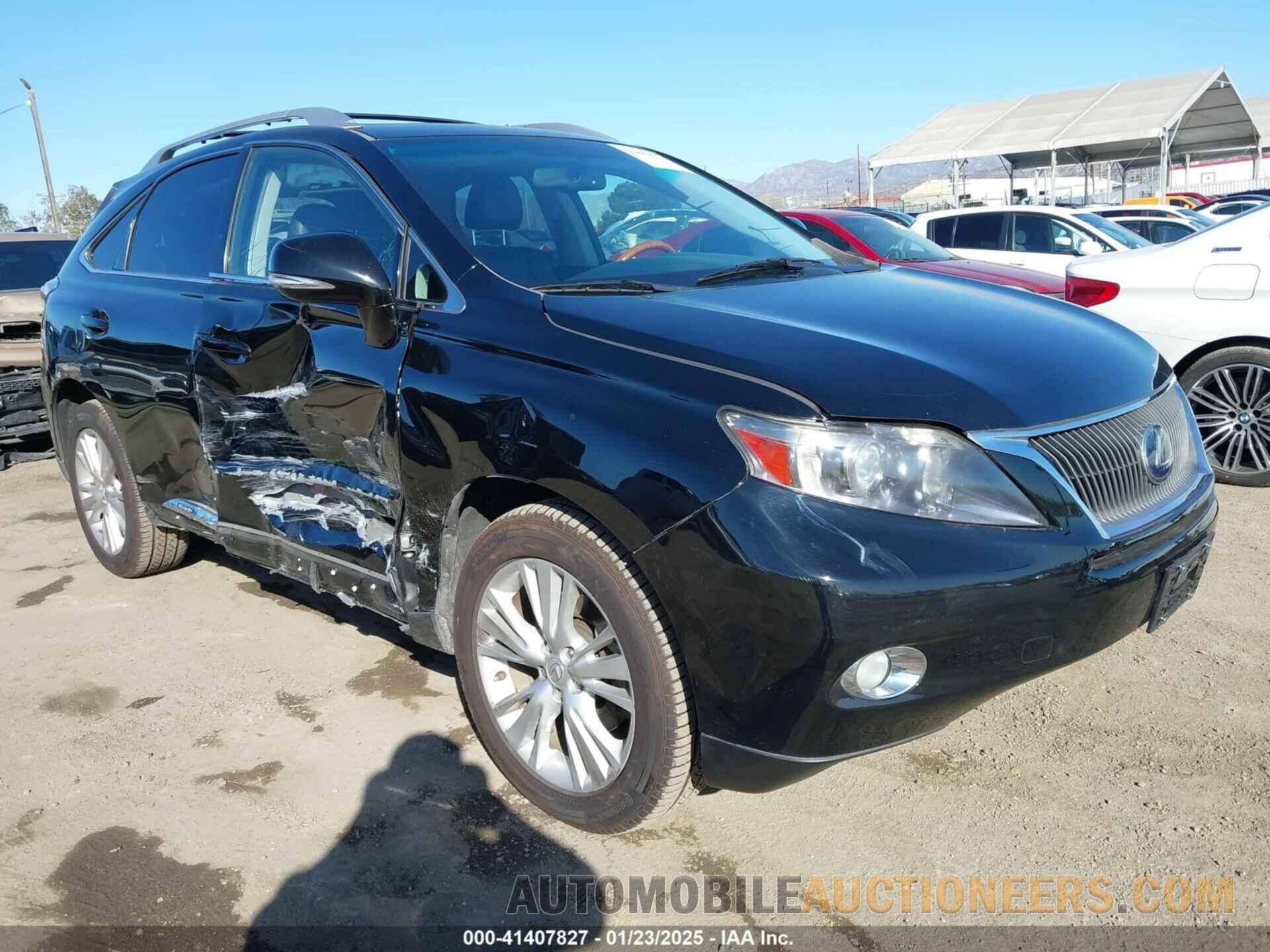 JTJBC1BAXC2048820 LEXUS RX 450H 2012