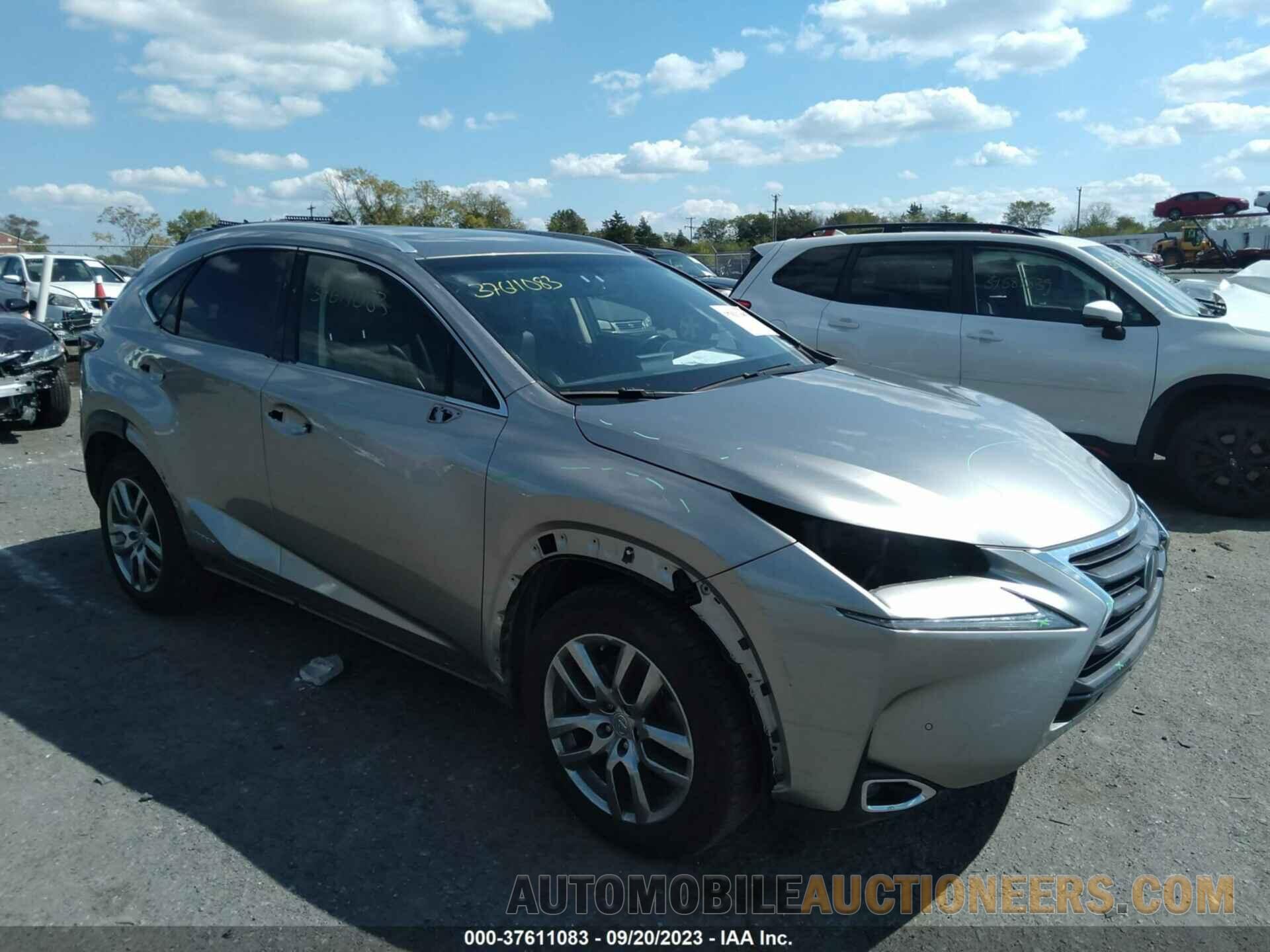 JTJBJRBZ5F2017649 LEXUS NX 300H 2015