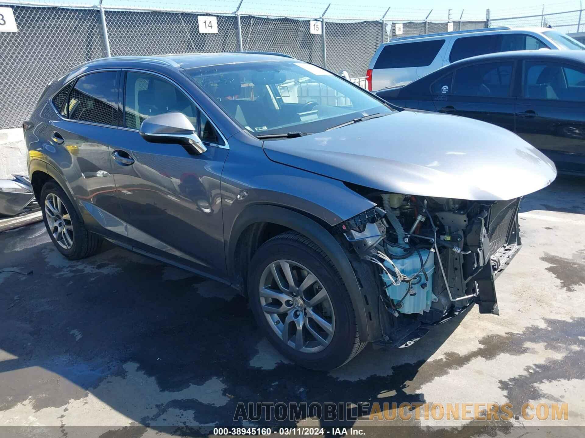 JTJBJRBZ6G2037491 LEXUS NX 300H 2016