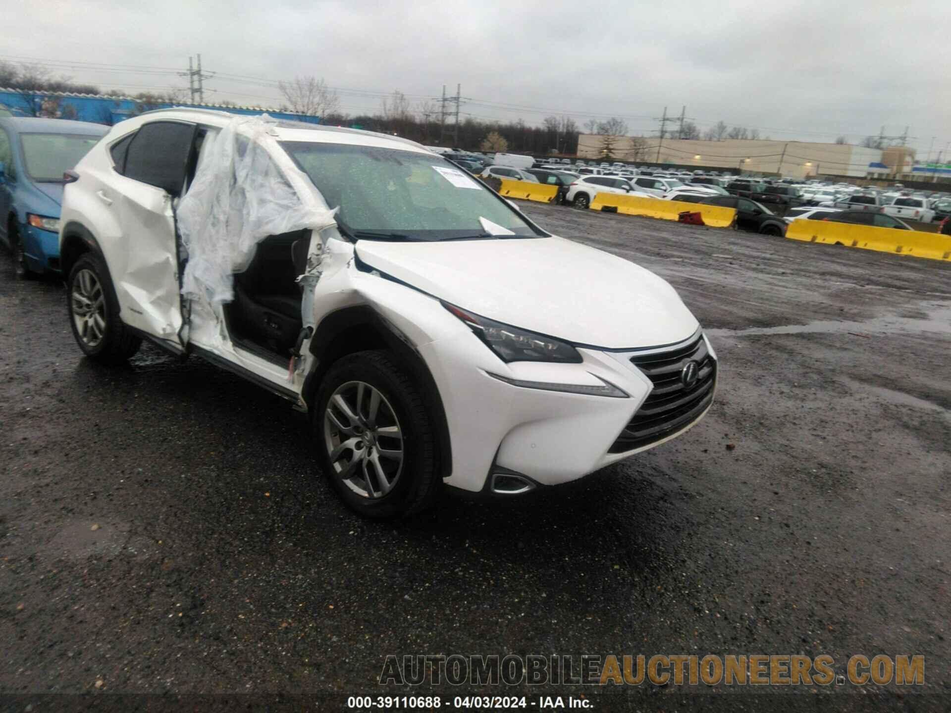 JTJBJRBZ8F2019217 LEXUS NX 300H 2015